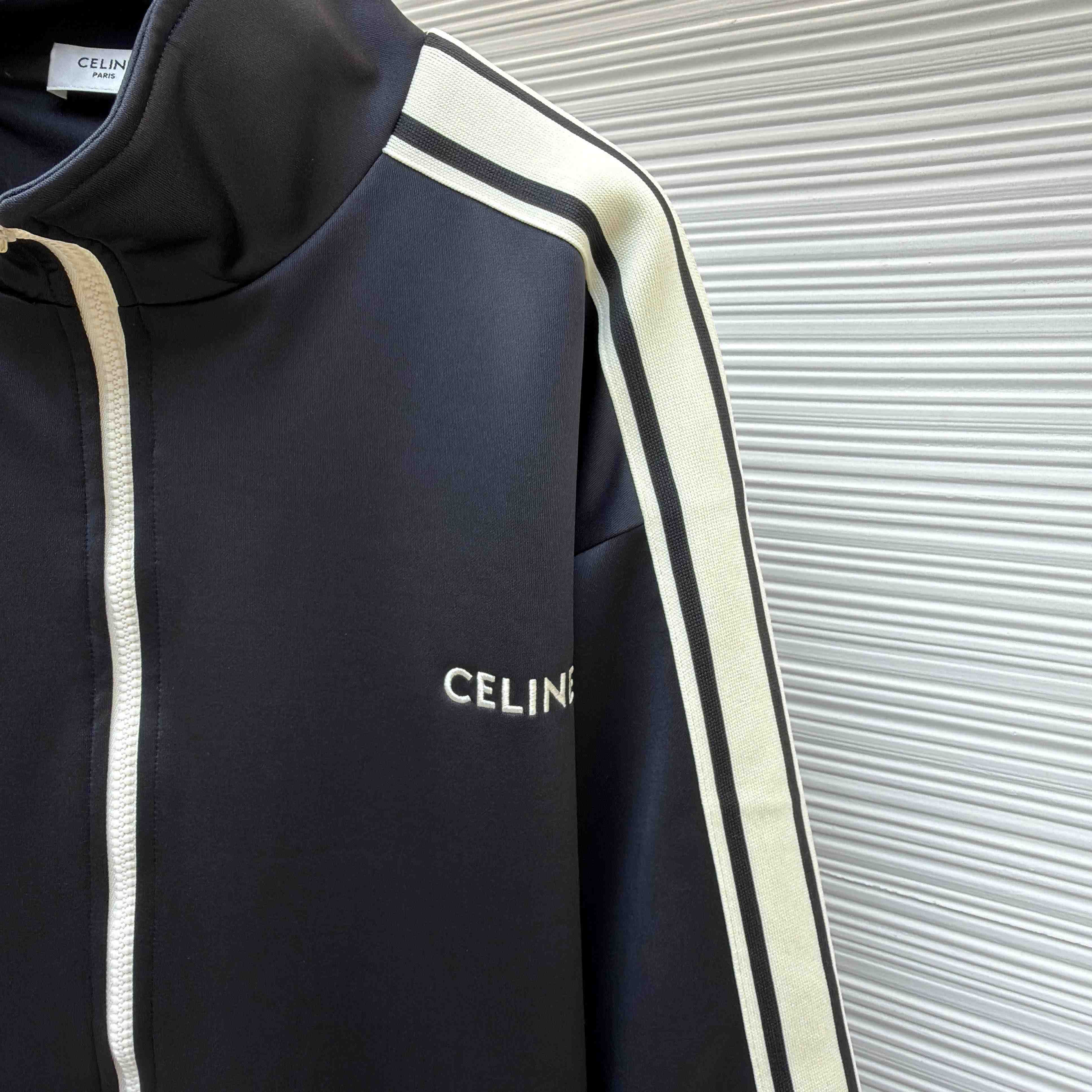 Celine Tracksuit Jacket In Double Face Jersey - DesignerGu