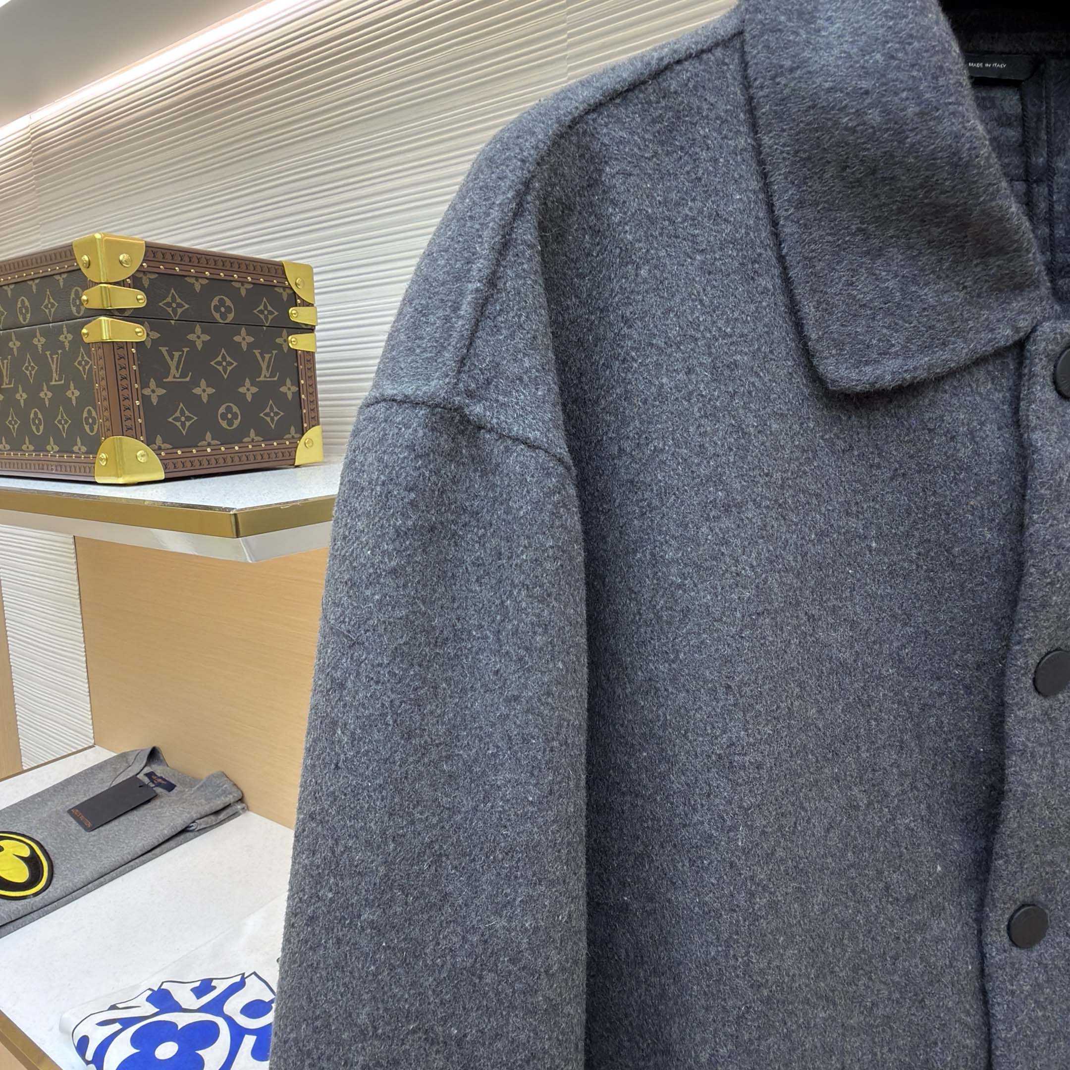 Fendi Gray Wool Blouson - DesignerGu