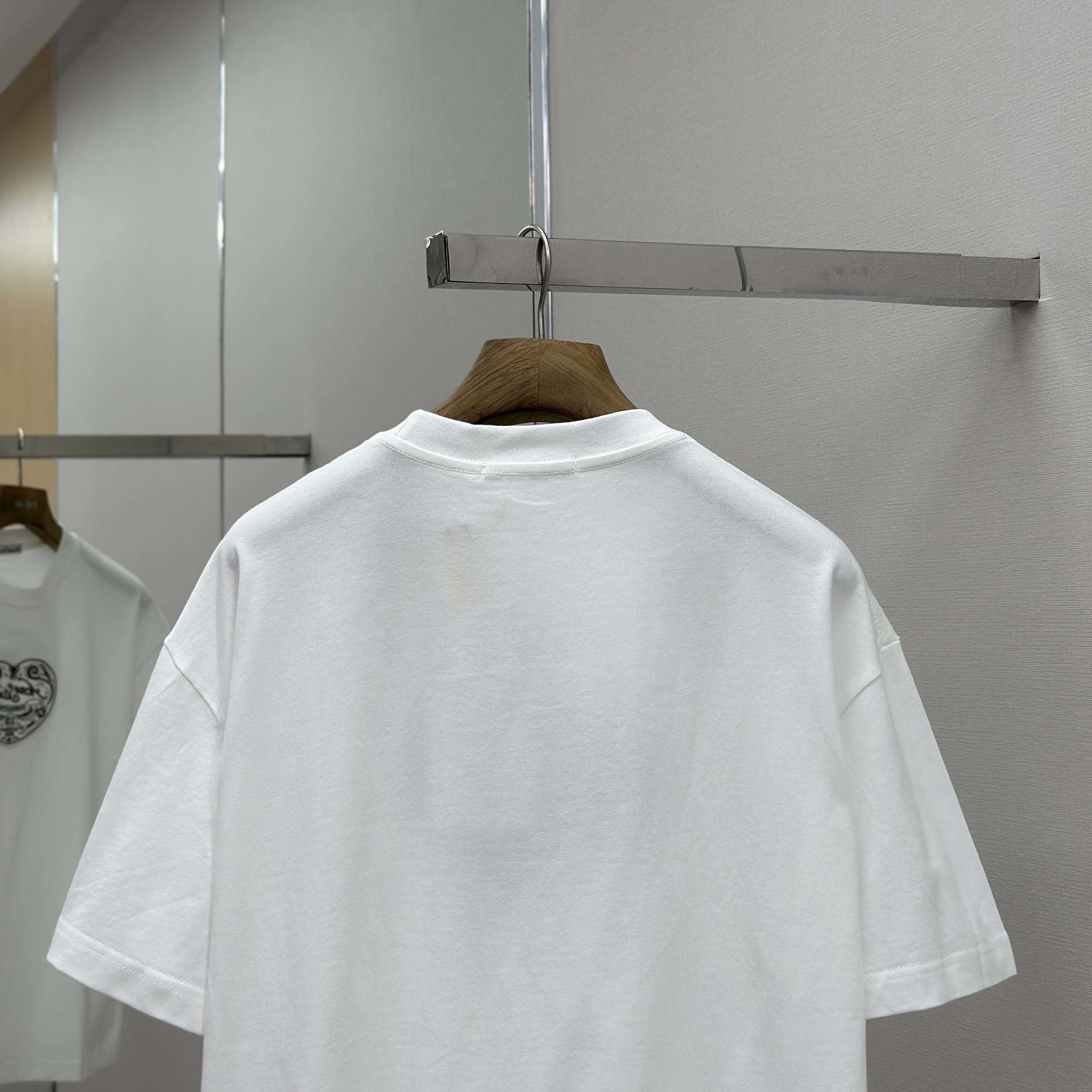 Acne Studios Logo T-shirt - Off white - DesignerGu