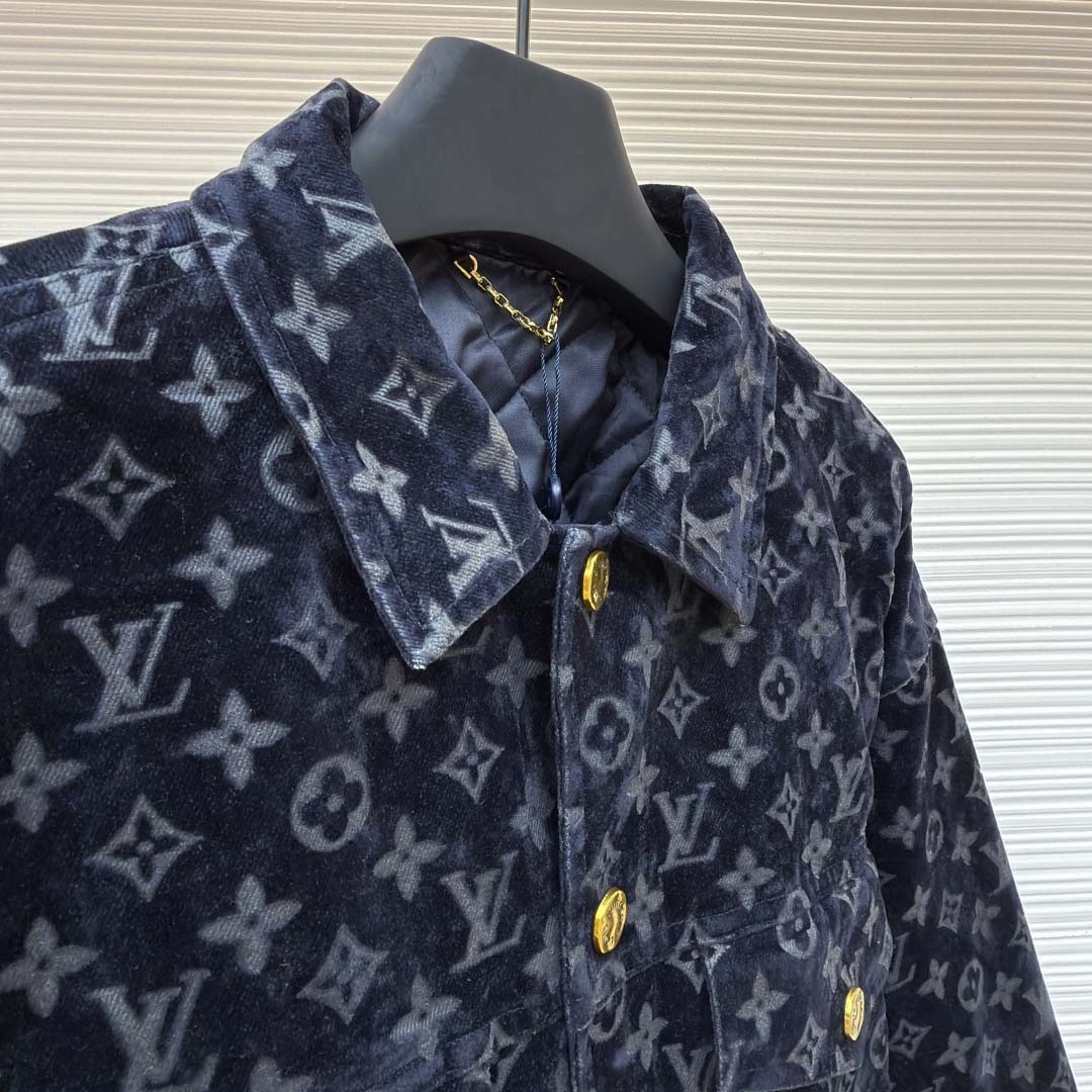 Louis Vuitton Monogram Bleached Denim Jacket - DesignerGu
