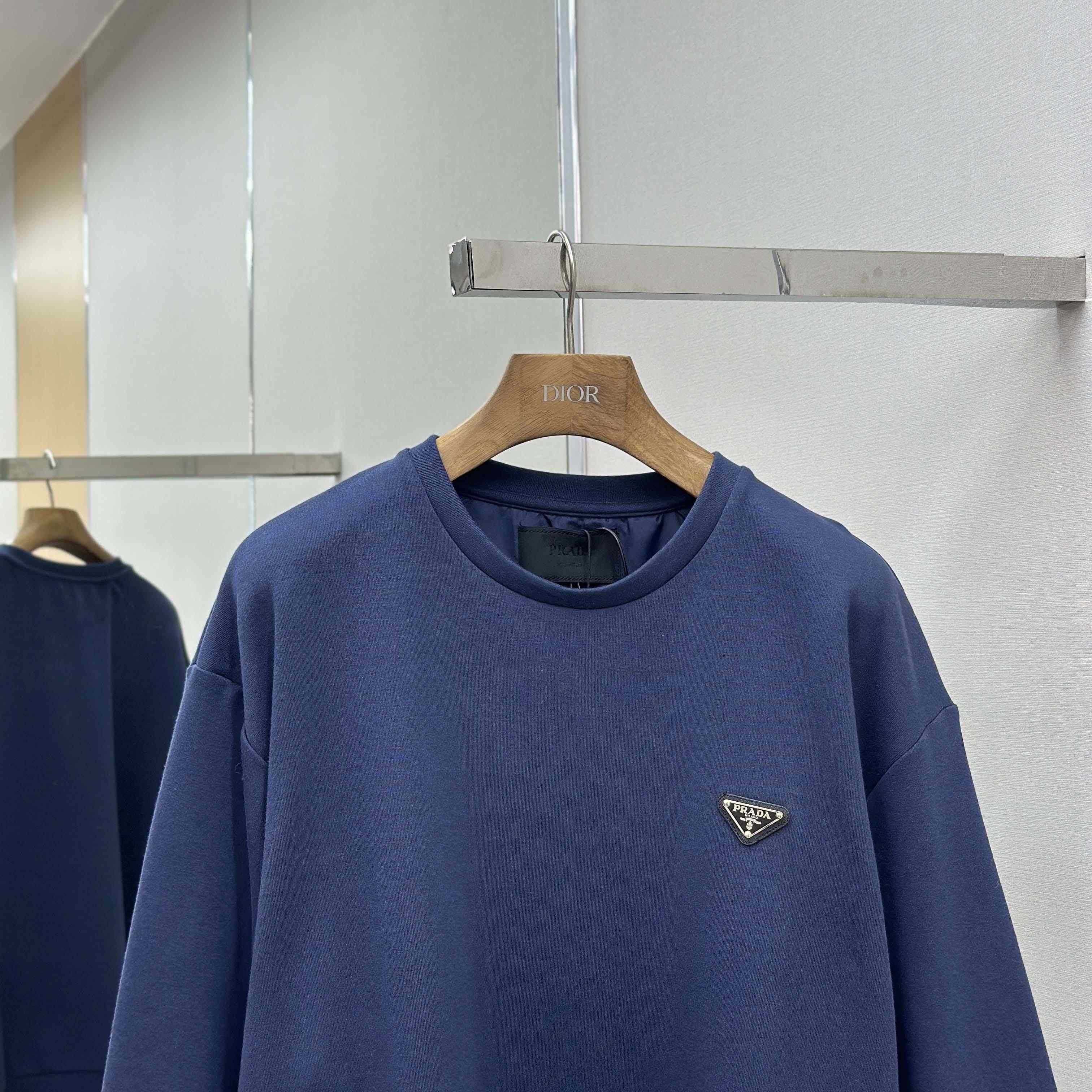 Prada Technical Cotton Sweatshirt - DesignerGu