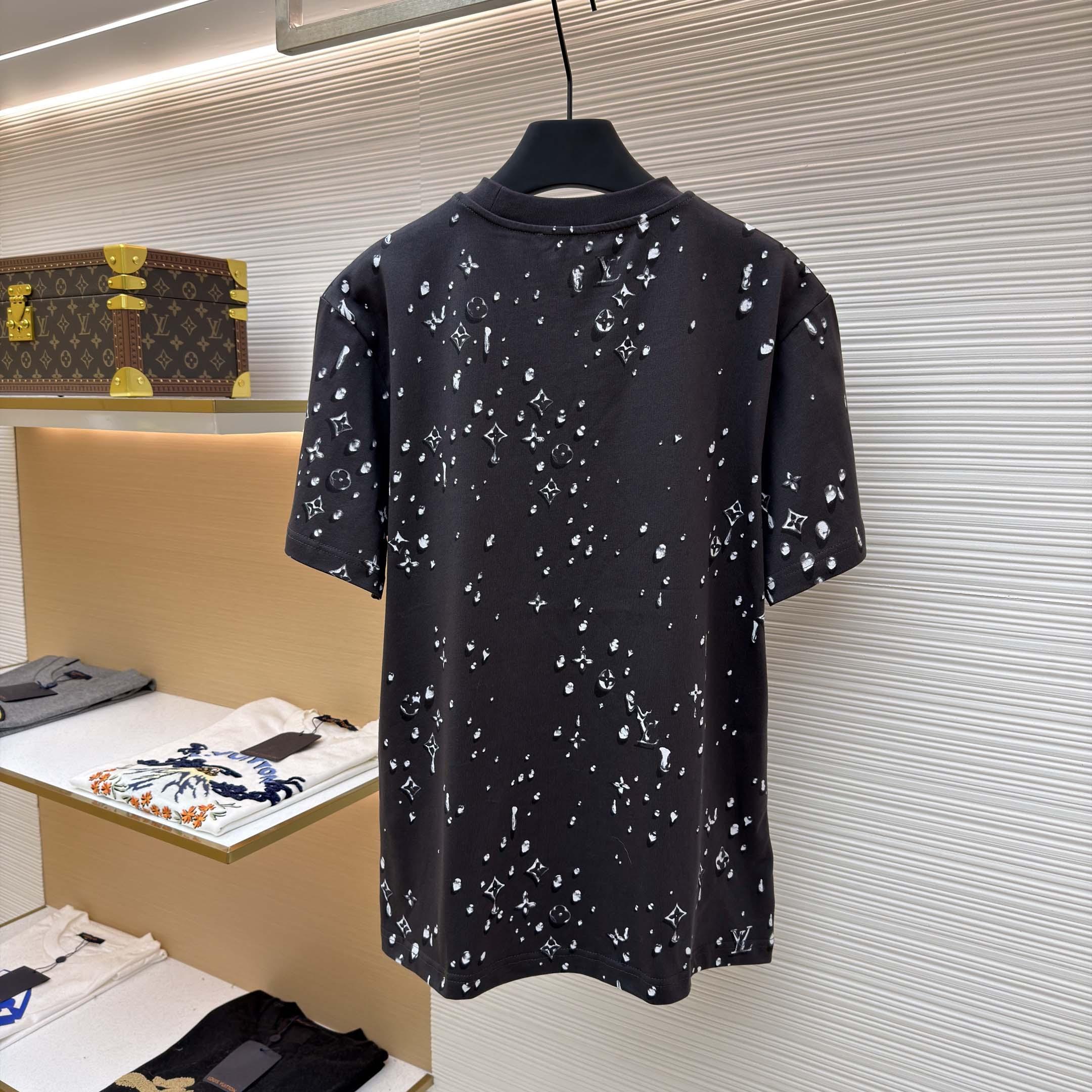 Louis Vuitton Monogram Short-Sleeved T-Shirt   1AJCBF - DesignerGu