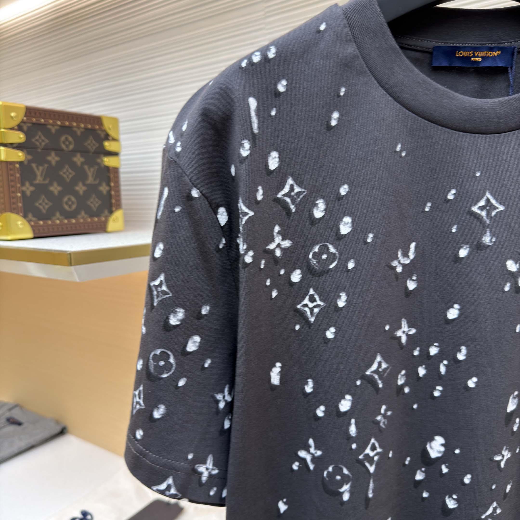 Louis Vuitton Monogram Short-Sleeved T-Shirt   1AJCBF - DesignerGu