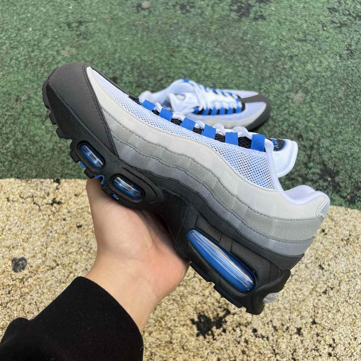 Nike Air Max 95 OG Blue Spark Sneakers    IM7410-100 - DesignerGu