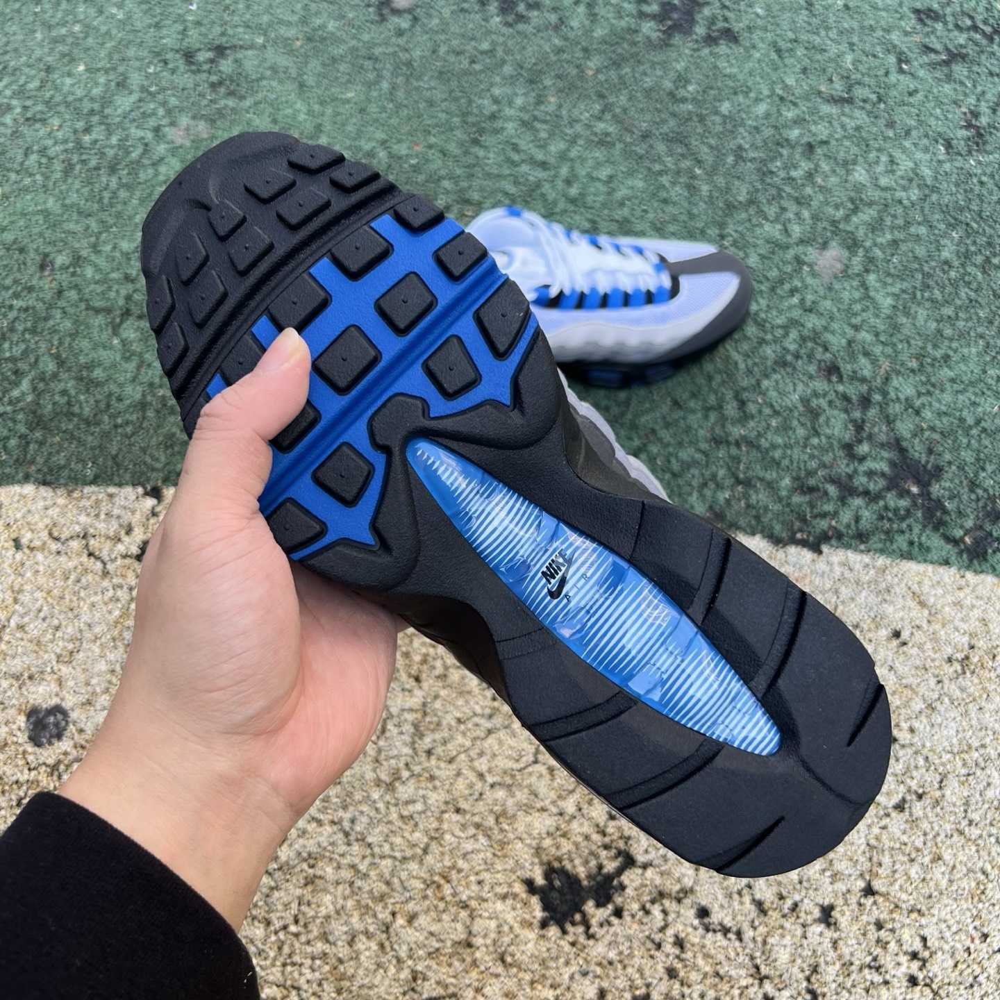 Nike Air Max 95 OG Blue Spark Sneakers    IM7410-100 - DesignerGu