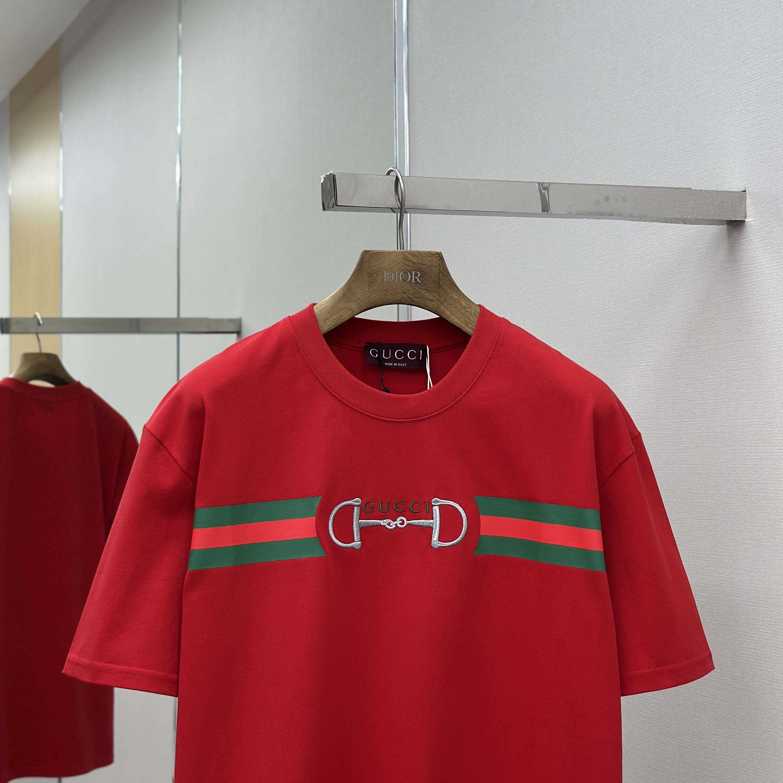 Gucci Cotton Jersey T-shirt With Embroidery - DesignerGu