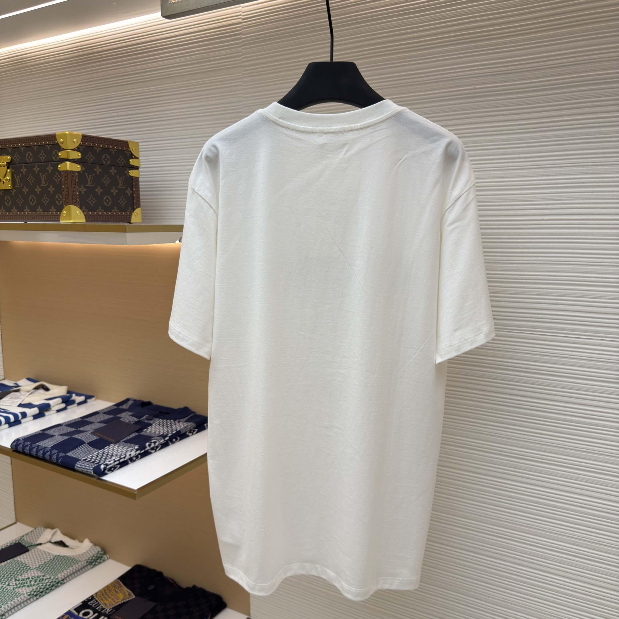 Celine Loose T-shirt In Cotton Jersey - DesignerGu