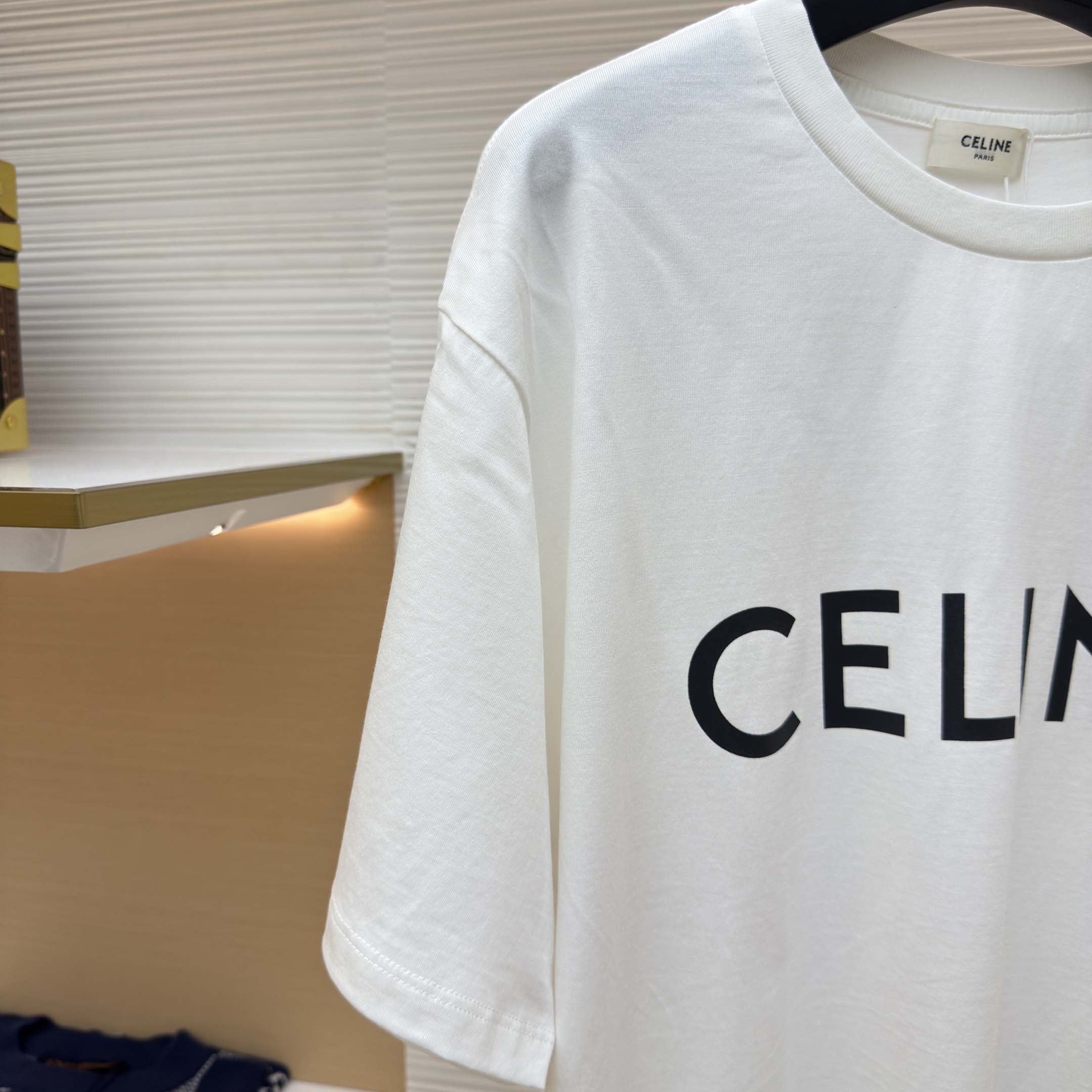 Celine Loose T-shirt In Cotton Jersey - DesignerGu