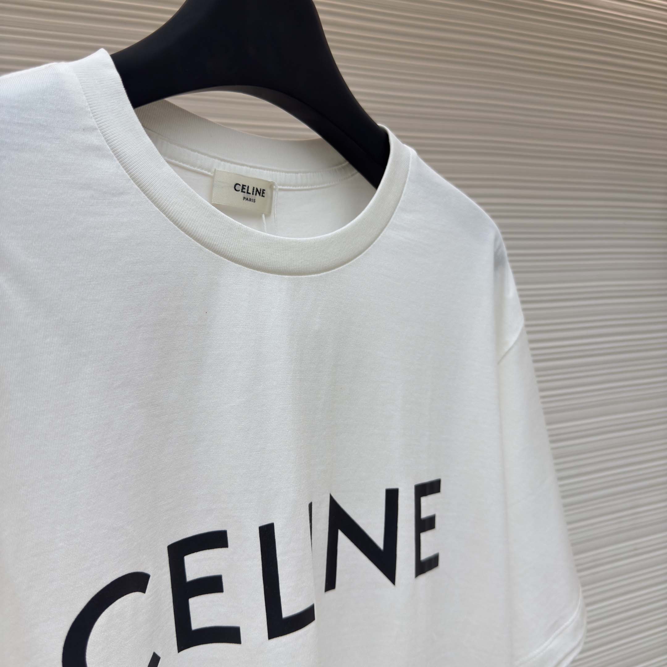 Celine Loose T-shirt In Cotton Jersey - DesignerGu