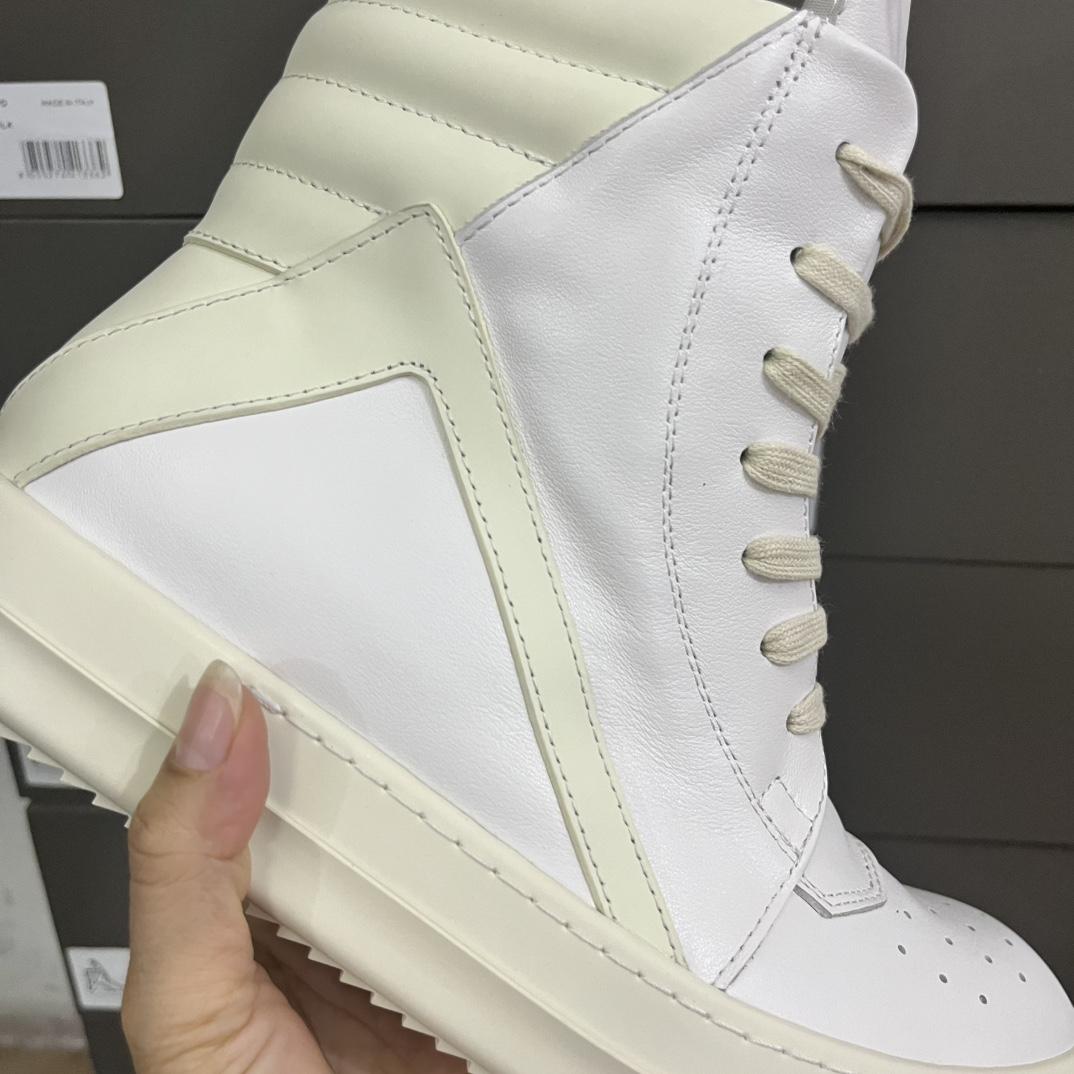 Rick Owens Wmns Strobe Geobasket 'Milk'  - DesignerGu