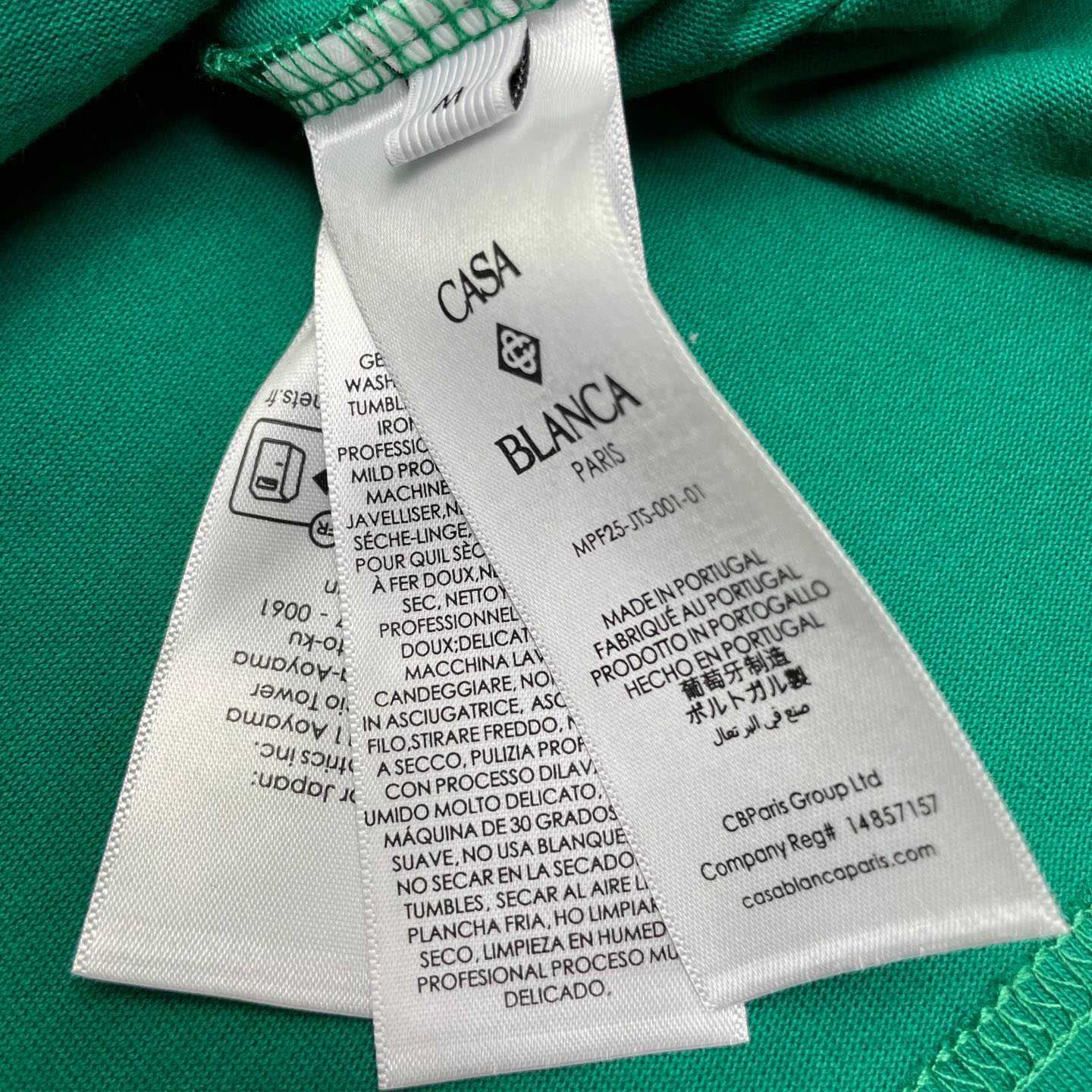 Casablanca Evergreen Diamond Logo Short Sleeve T‑Shirt C1112 - DesignerGu