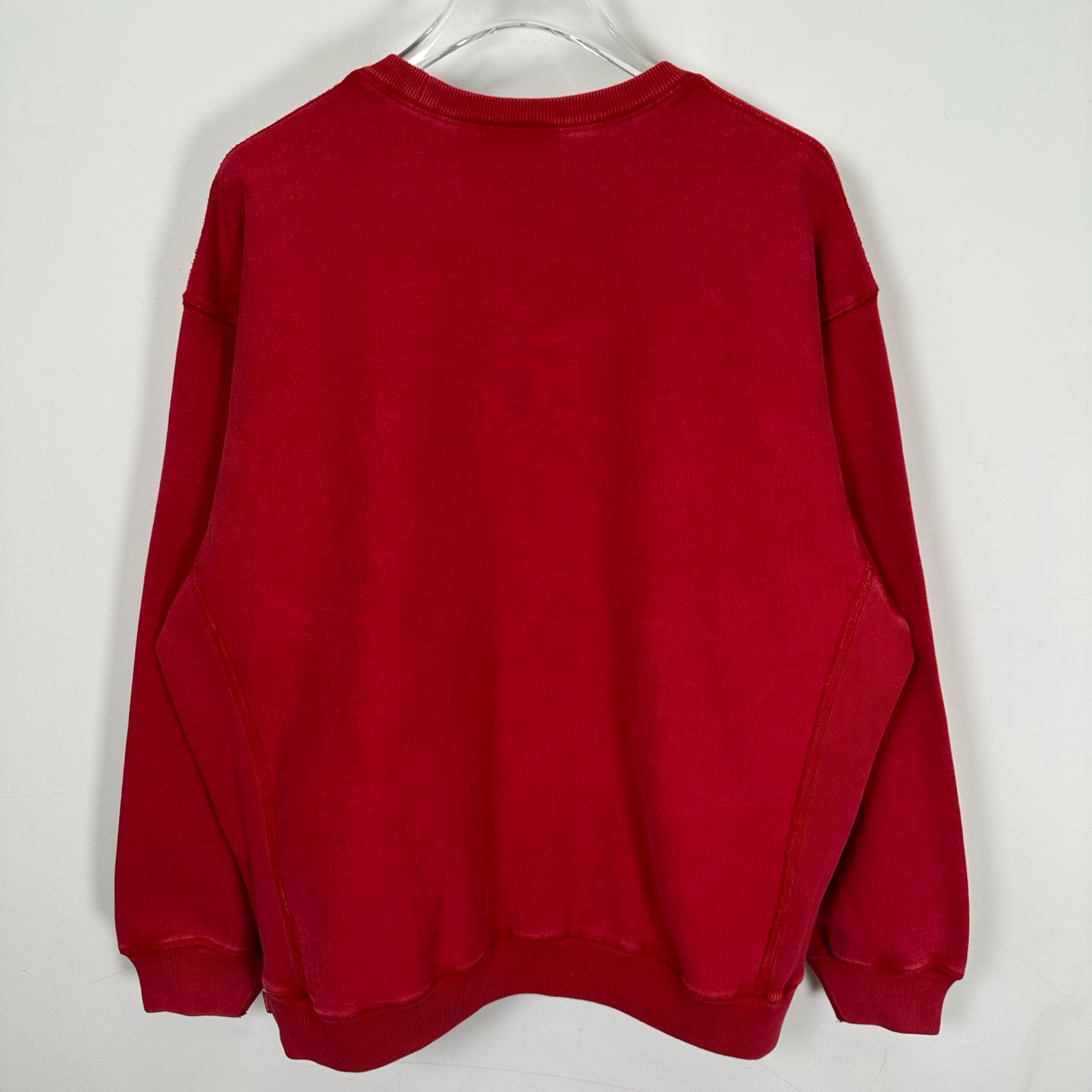 Supreme 25SS Wash Box Logo Crewneck 'red' - DesignerGu
