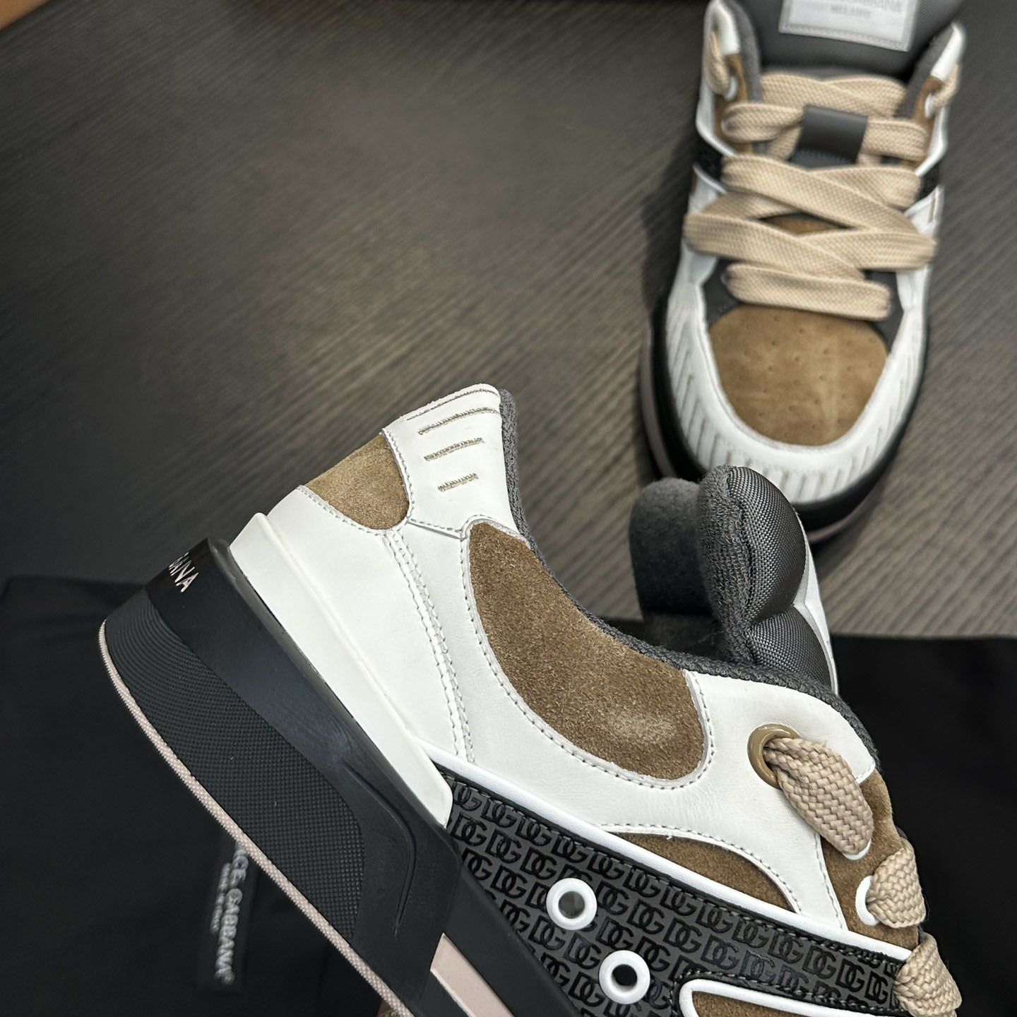 Dolce & Gabbana  New Roma Low 'Dove Grey' - DesignerGu