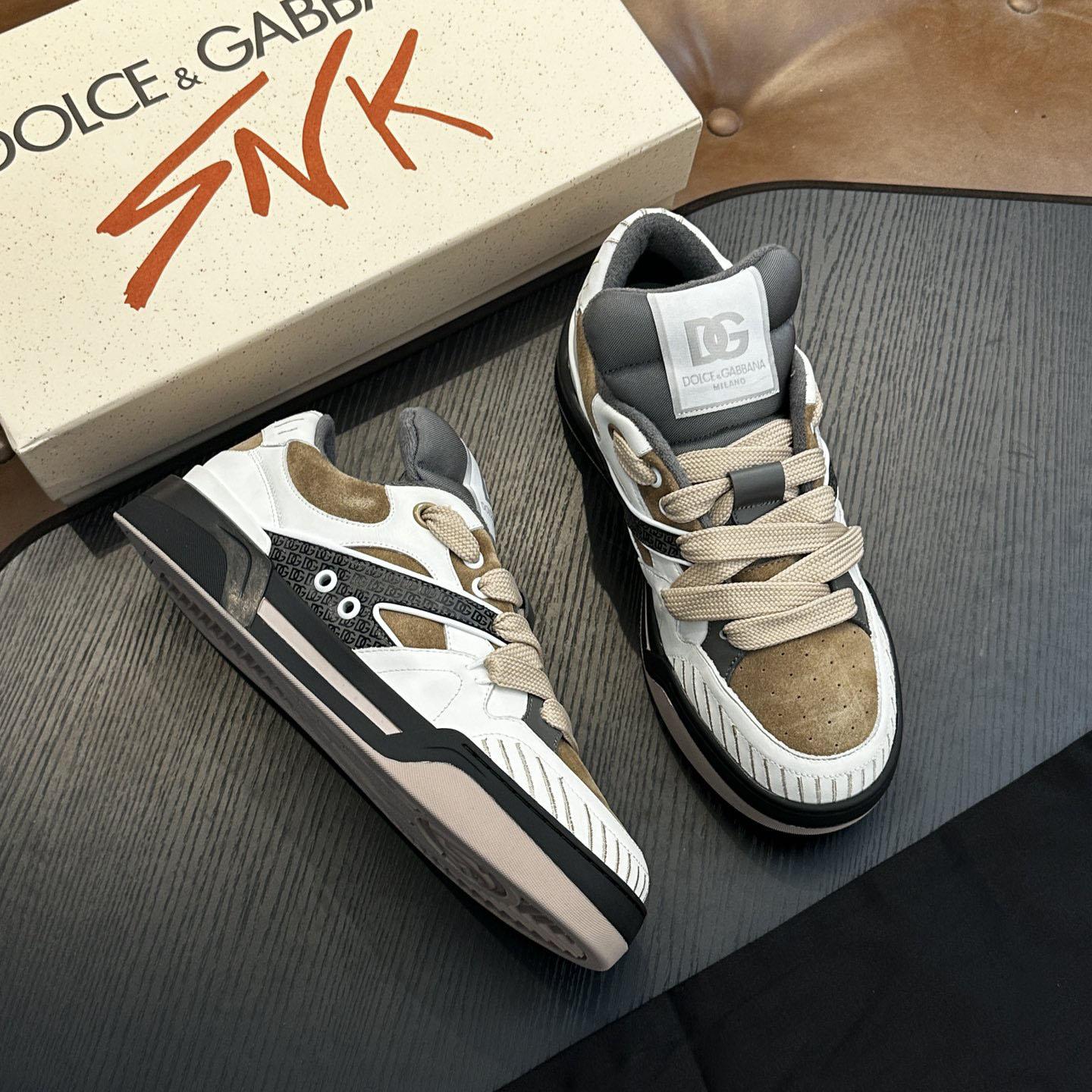 Dolce & Gabbana  New Roma Low 'Dove Grey' - DesignerGu