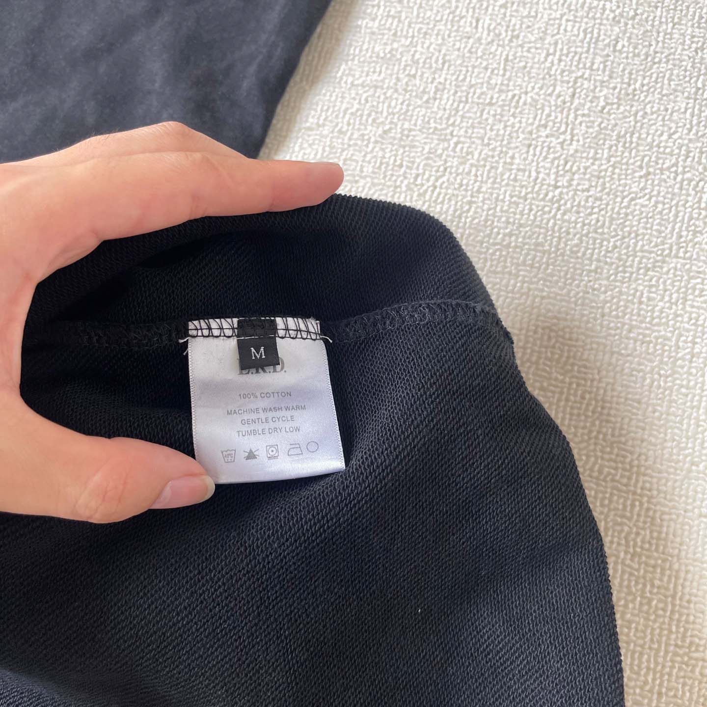 Enfants Riches Déprimés  Madonne Assemblage Zip Up Hoodie 'Faded Black' - DesignerGu