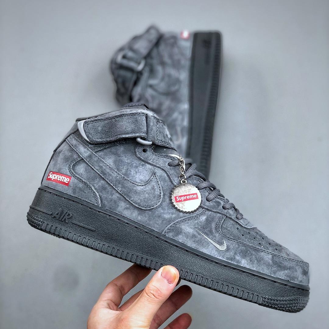  Supreme x Nike Air Force 1  Mid 07      dv0788-002 - DesignerGu