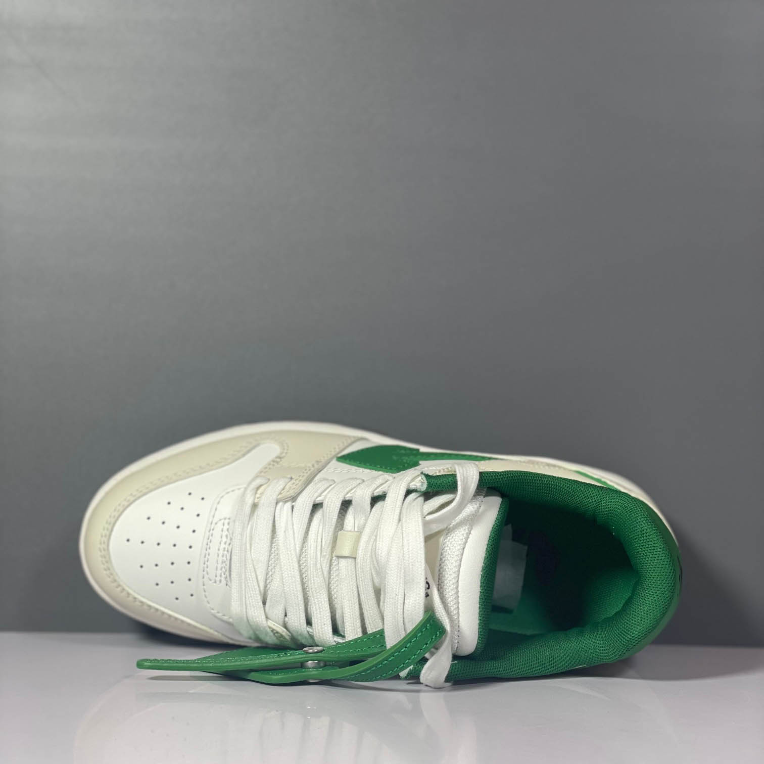 Off-White Out Of Office Low 'White Green' - DesignerGu