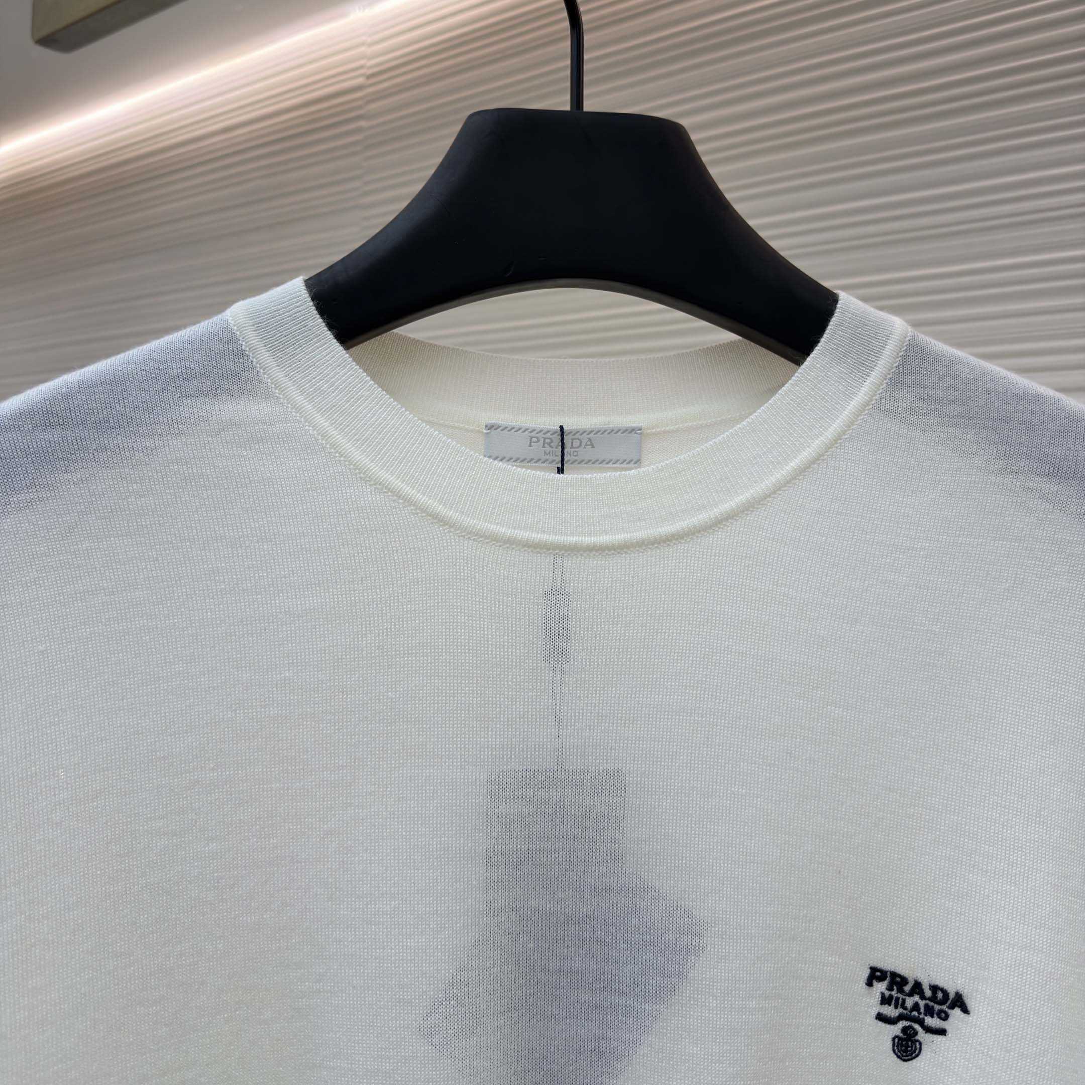 Prada Superfine Wool Crew-neck Sweater - DesignerGu