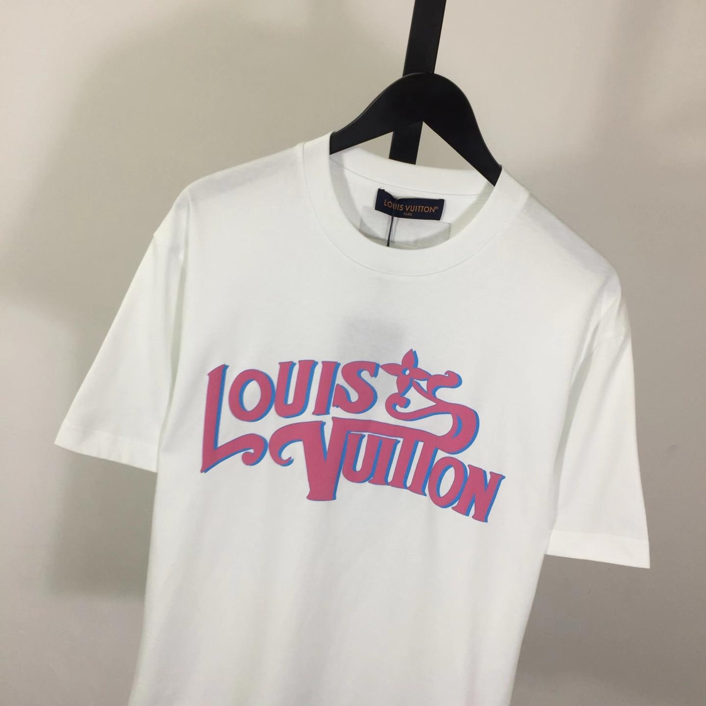 Louis Vuitton Graphic Short-sleeved Crewneck - DesignerGu