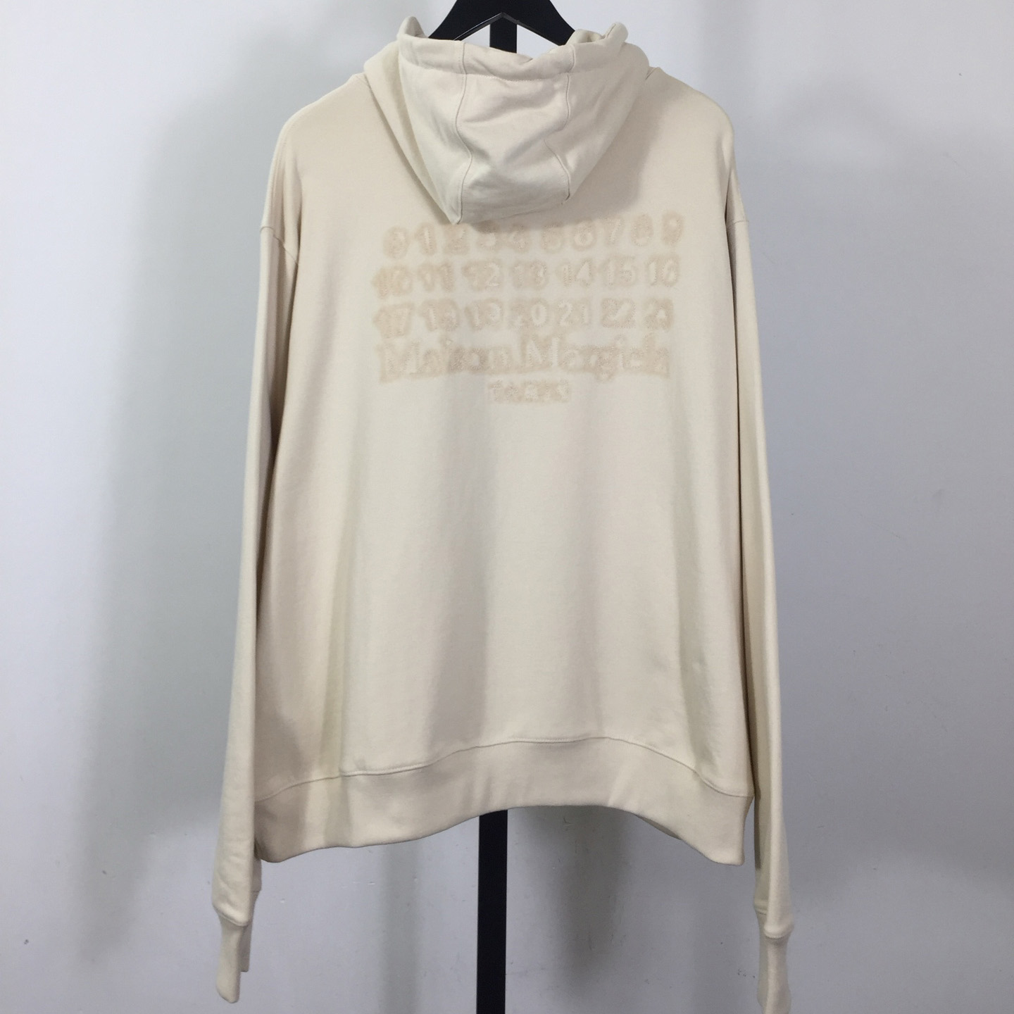 MM6 Maison Margiela Embroidered logo hoodie - DesignerGu