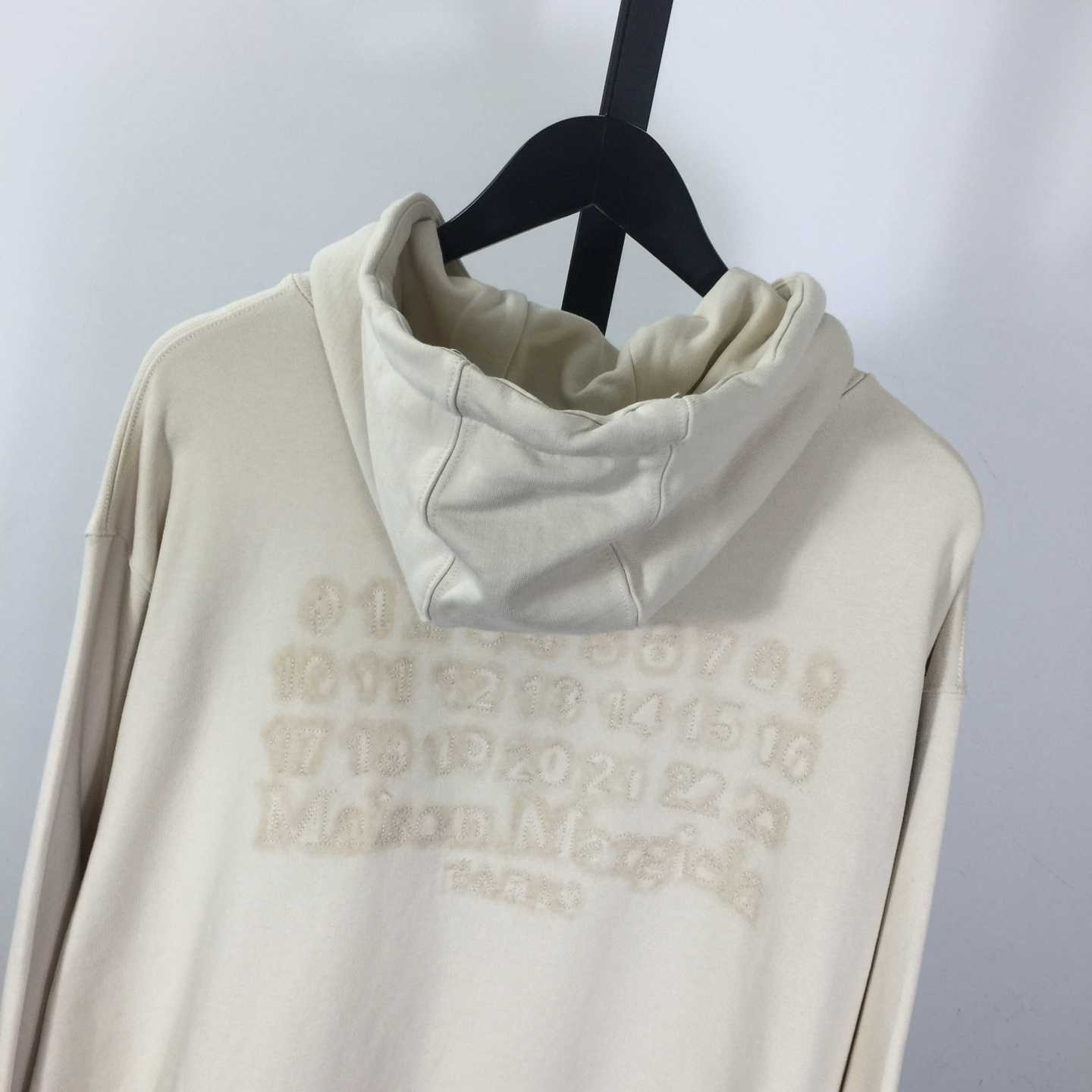 MM6 Maison Margiela Embroidered logo hoodie - DesignerGu