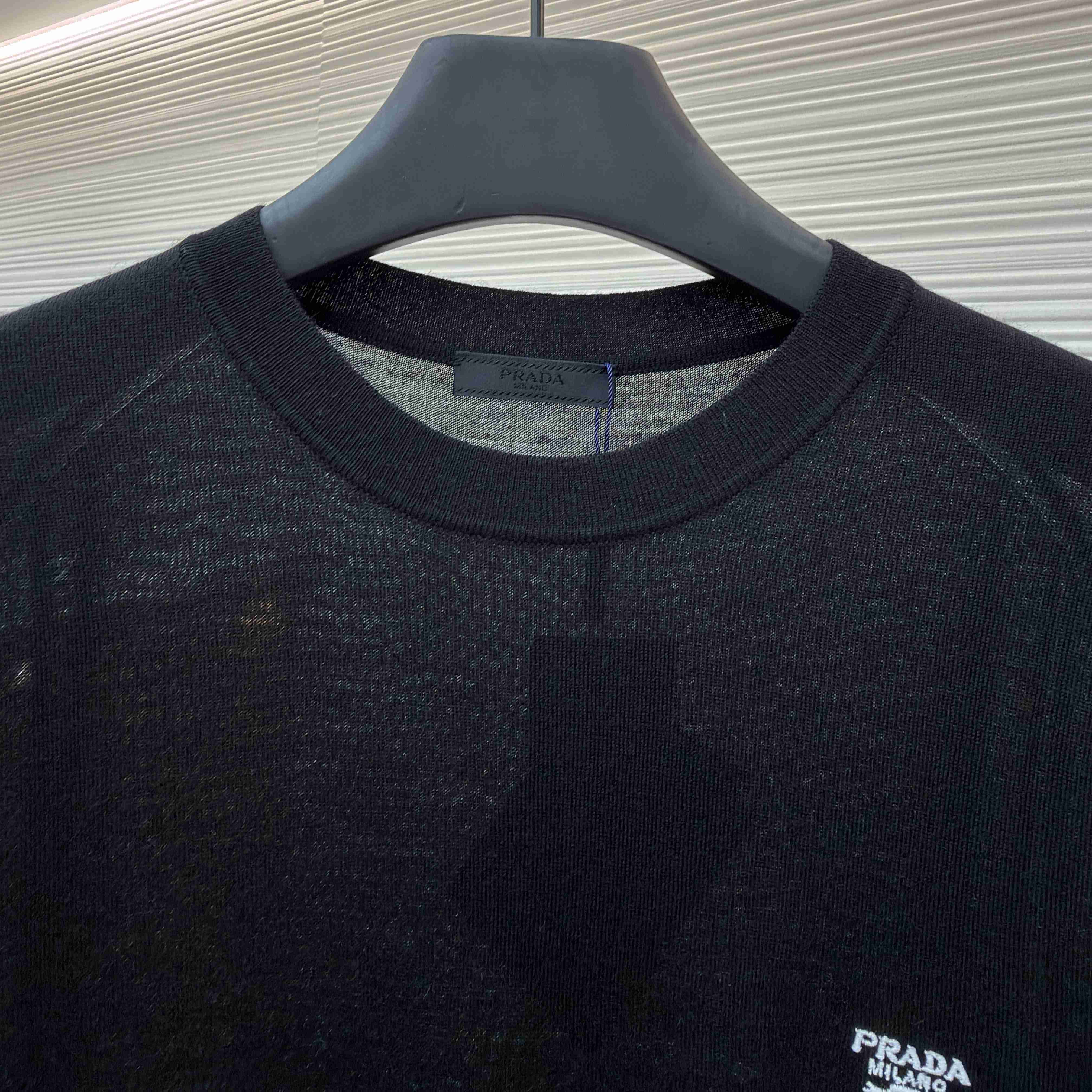 Prada Superfine Wool Crew-neck Sweater - DesignerGu