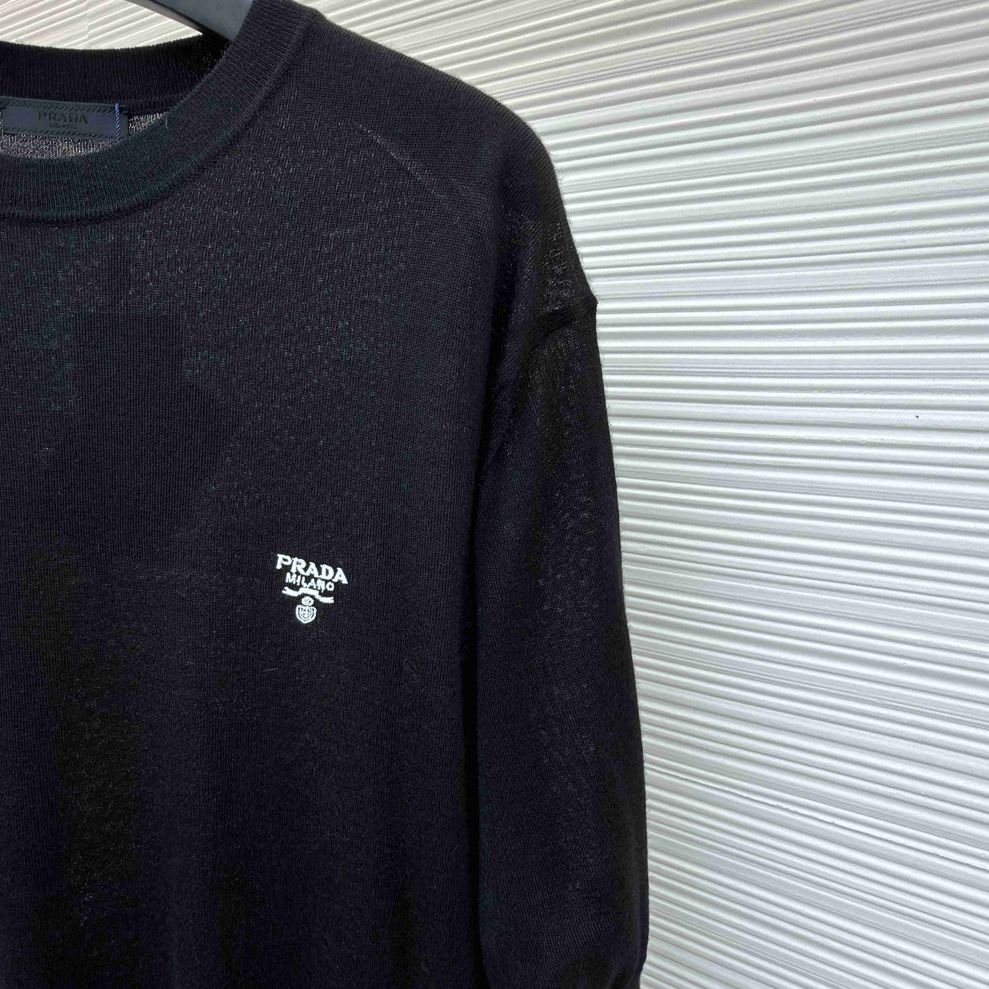 Prada Superfine Wool Crew-neck Sweater - DesignerGu