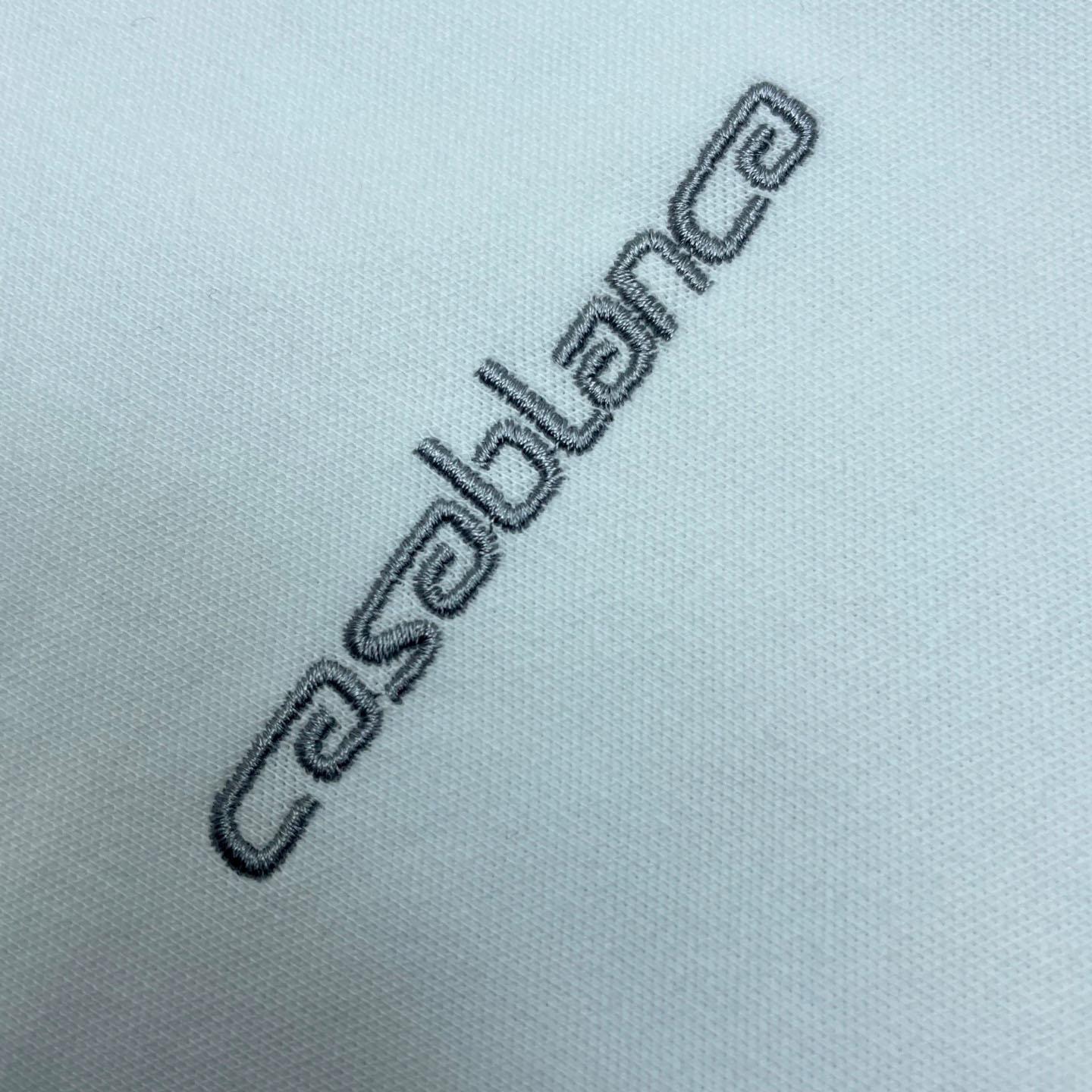 Casablanca Laurel Pique Short Sleeve Polo Shirt C1138 - DesignerGu