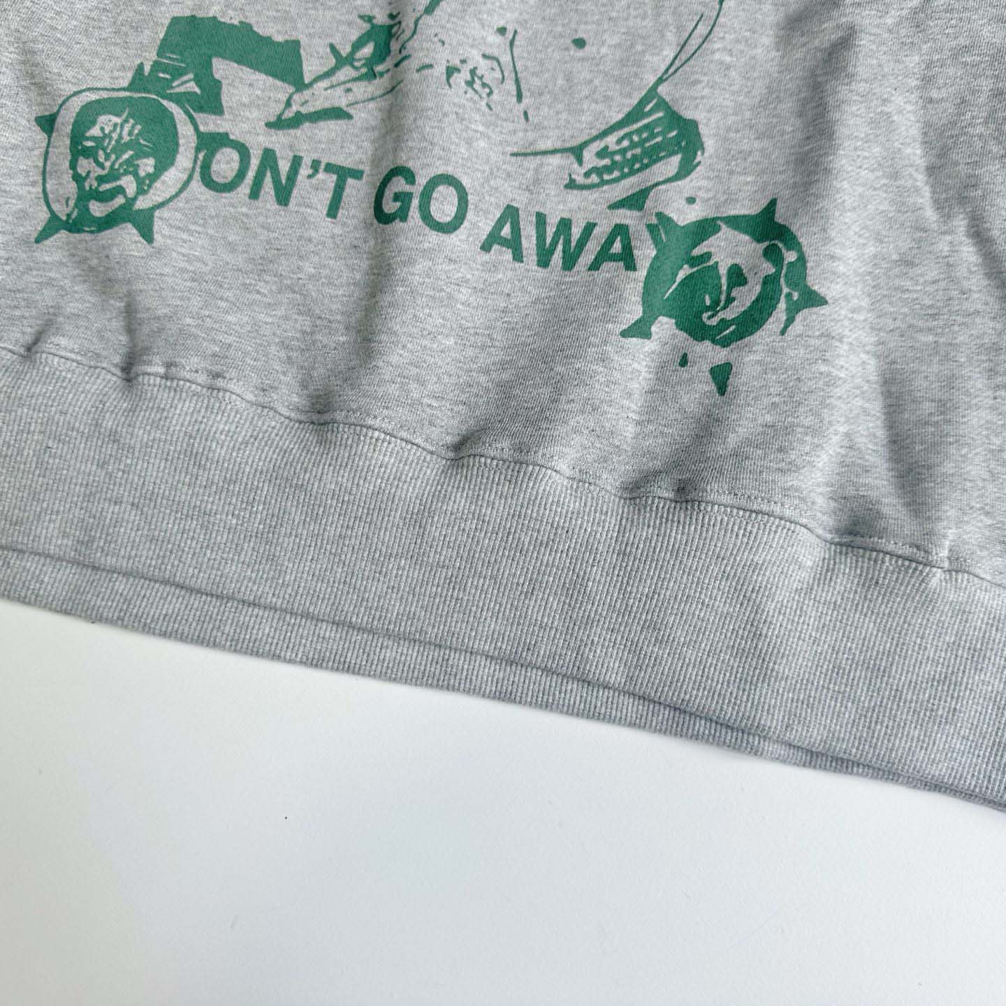 Enfants Riches Déprimés  The Dream That Won't Go Away Raglan Sweatshirt 'Heather Grey' - DesignerGu