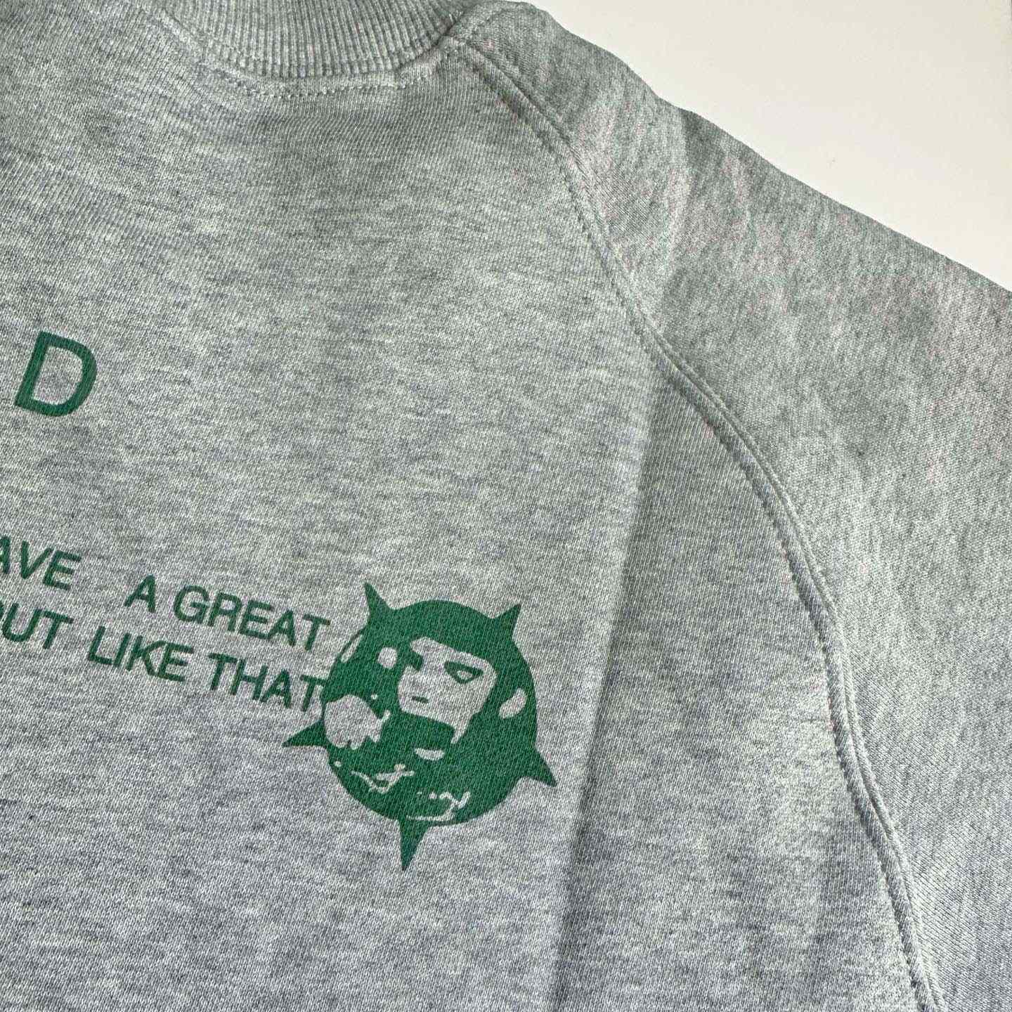 Enfants Riches Déprimés  The Dream That Won't Go Away Raglan Sweatshirt 'Heather Grey' - DesignerGu