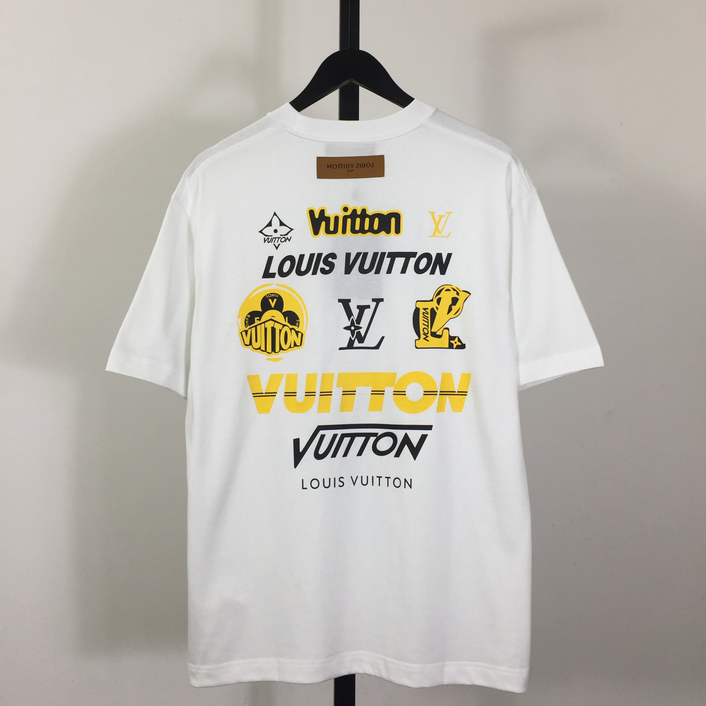 Louis Vuitton T-shirt With Yellow Graphic Logo - DesignerGu