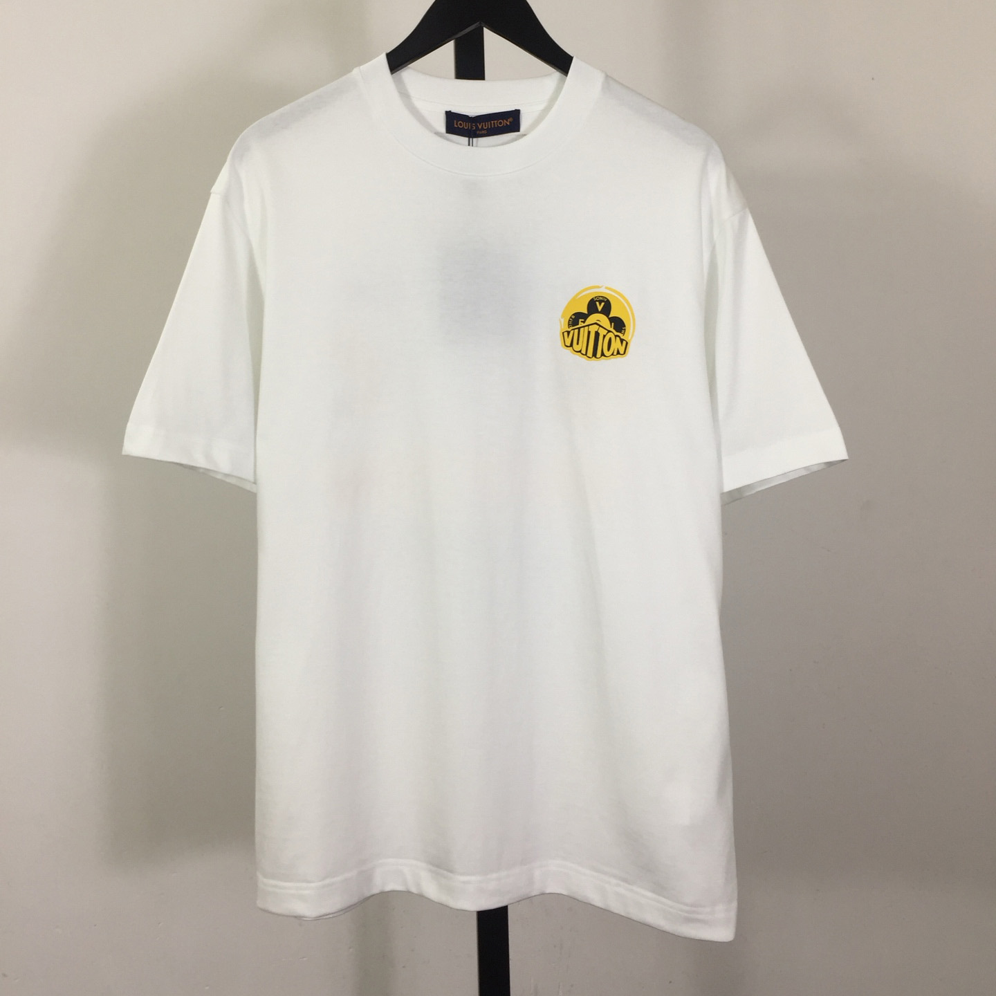 Louis Vuitton T-shirt With Yellow Graphic Logo - DesignerGu