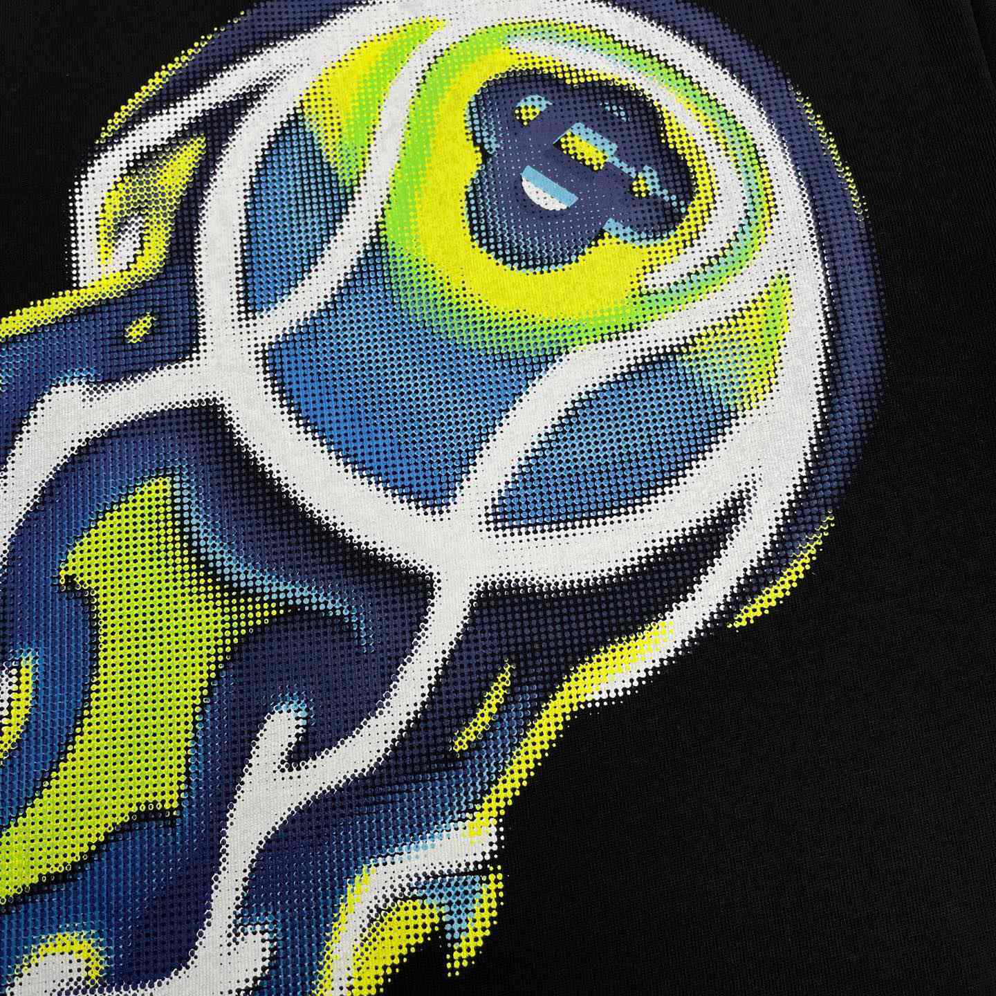 Casablanca FLAMING TENNIS BALL OVERSIZED SHORT SLEEVE T‑SHIRT C1116 - DesignerGu