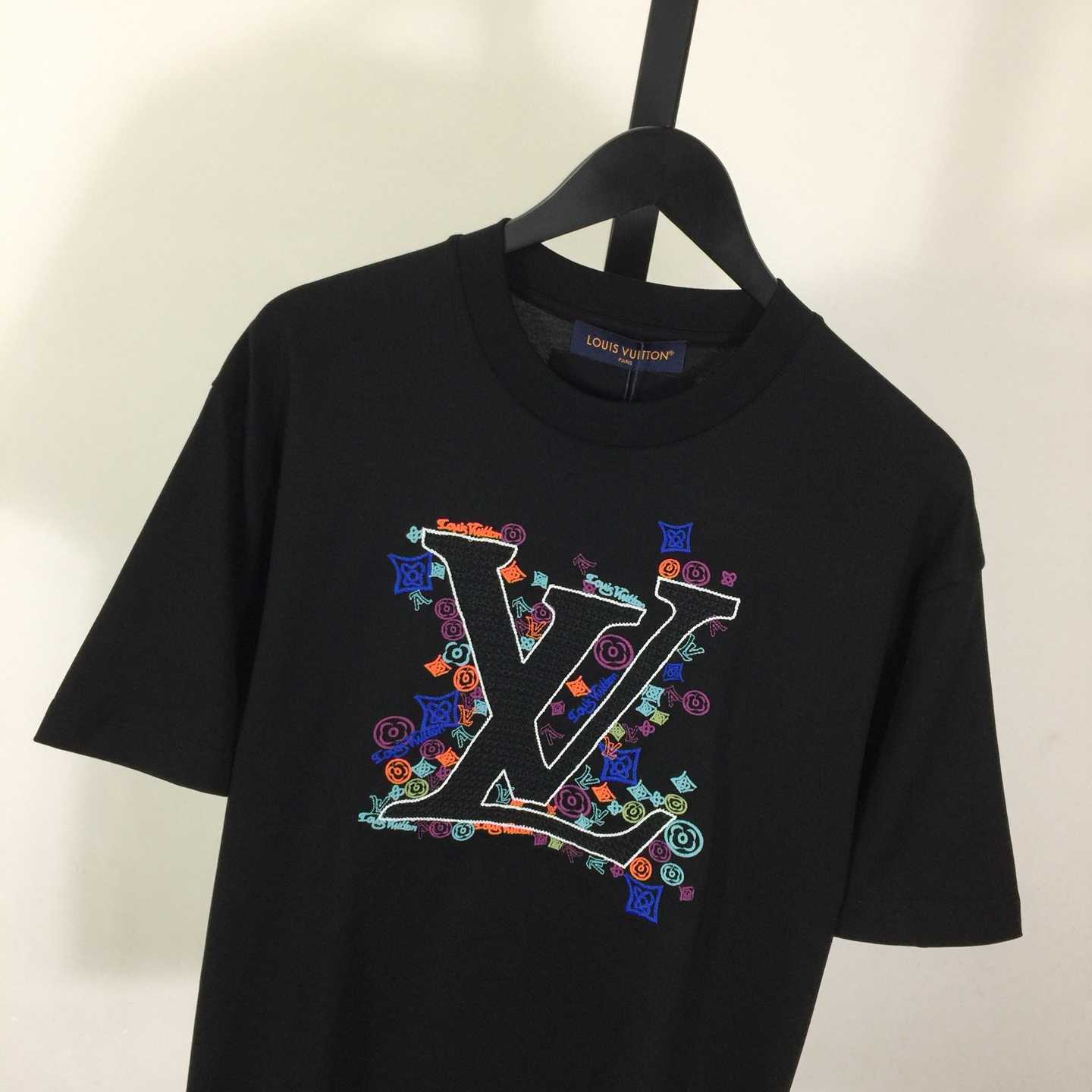 Louis Vuitton Embroidered T-Shirt - DesignerGu