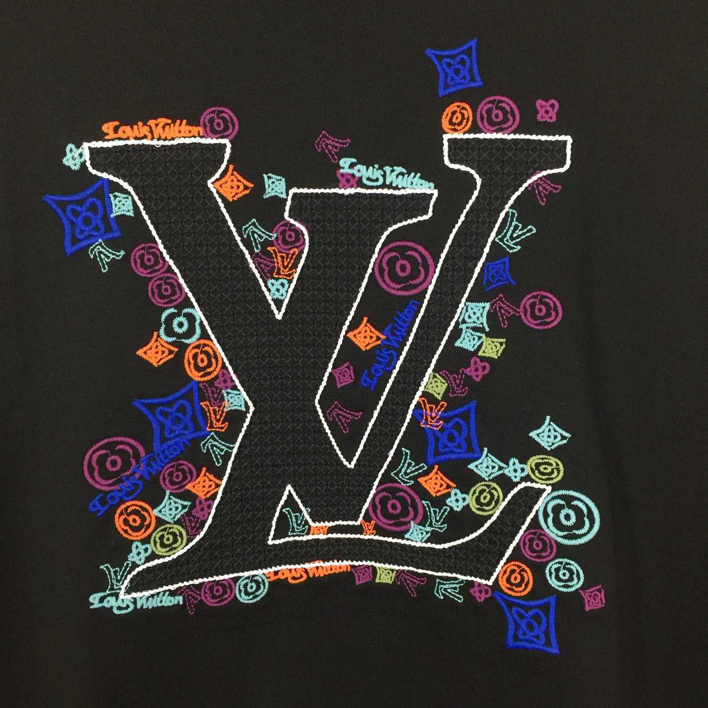 Louis Vuitton Embroidered T-Shirt - DesignerGu