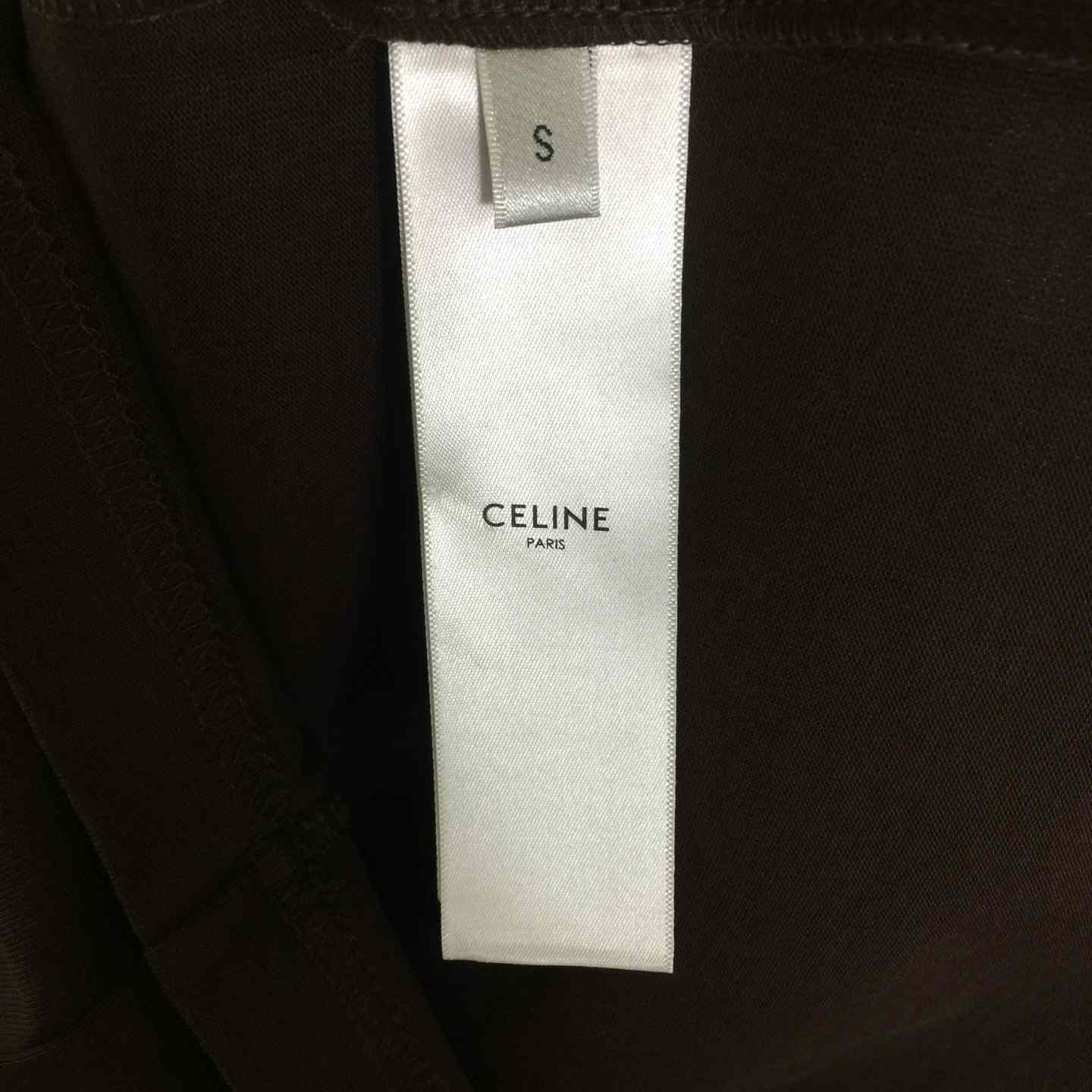 Celine Loose T-shirt In Cotton Jersey - DesignerGu