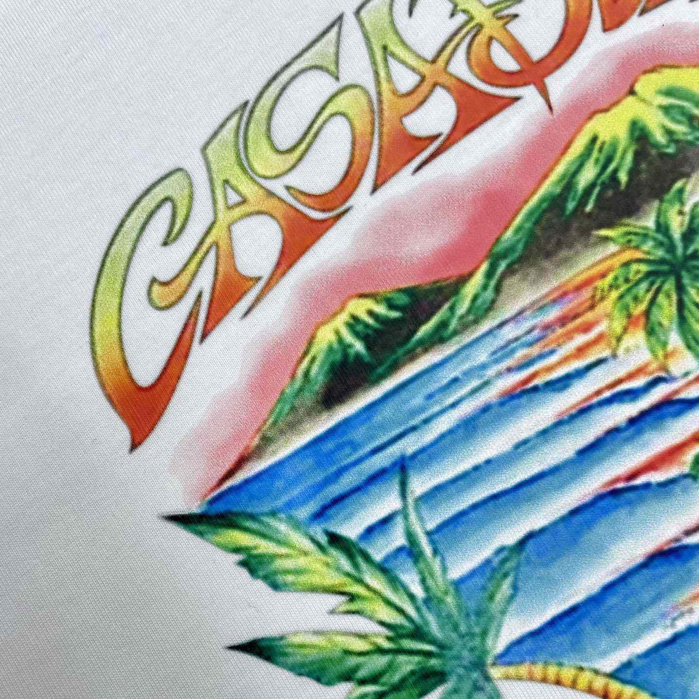 Casablanca White Innocence Triangle T-shirt Regular price C1120 - DesignerGu