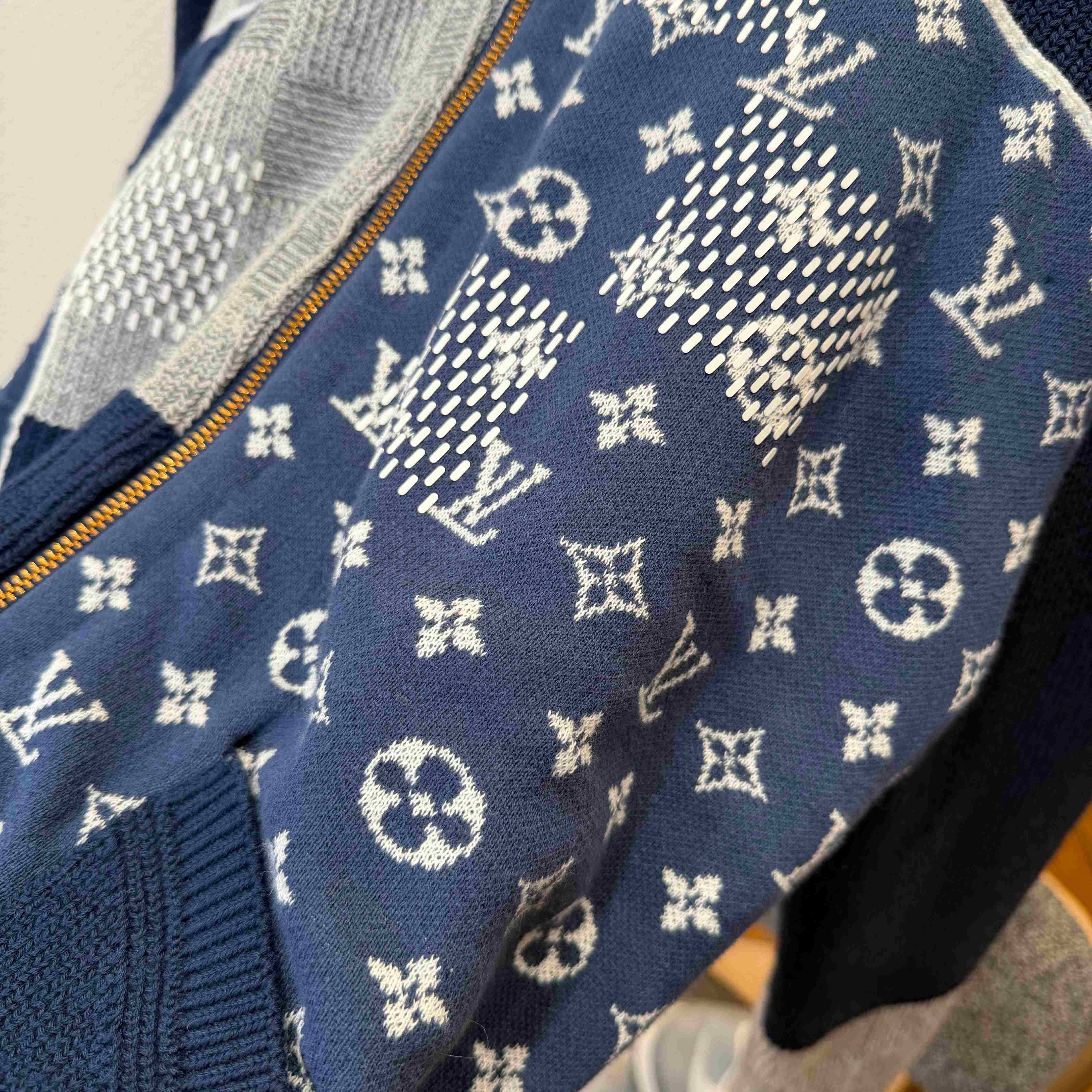 Louis Vuitton Zip Up Patchwork Tracktop 1AIMAA  - DesignerGu