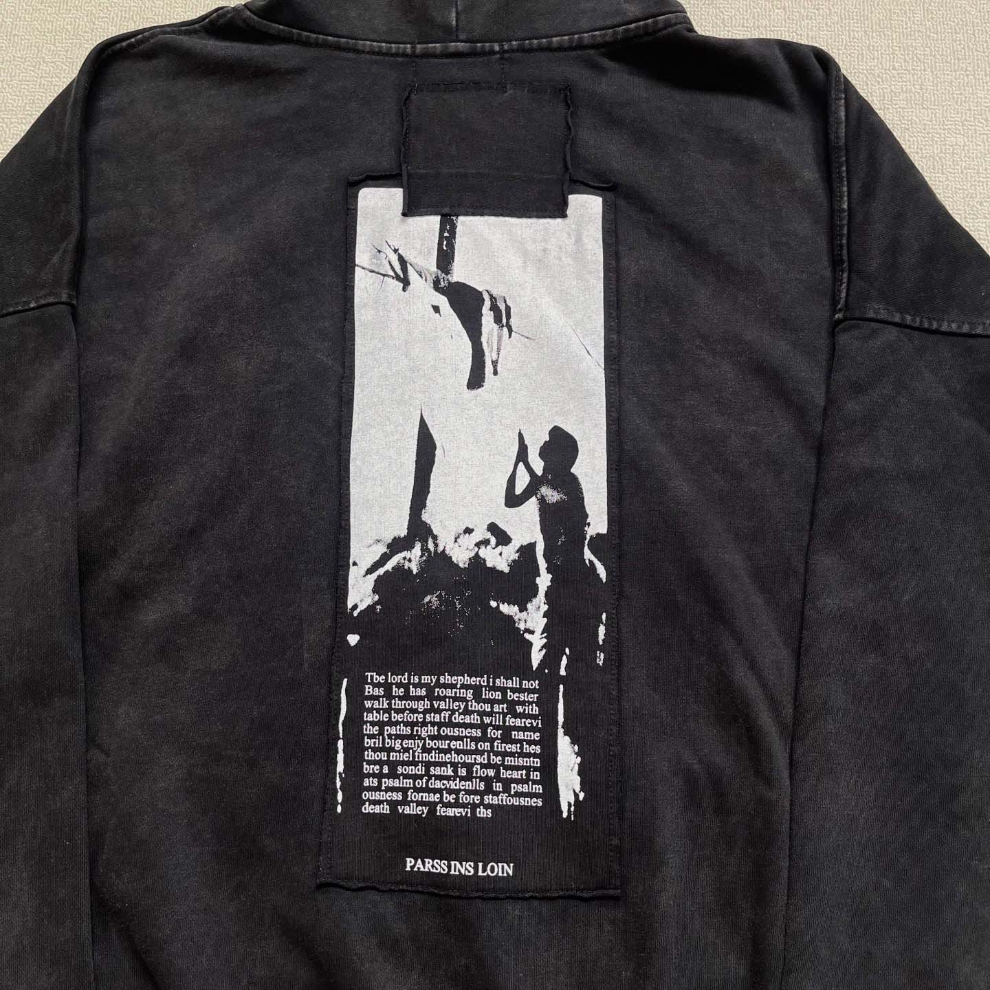 Enfants Riches Déprimés  Artist Defends Baggy Assemblage Zip Hoodie 'Faded Black' - DesignerGu