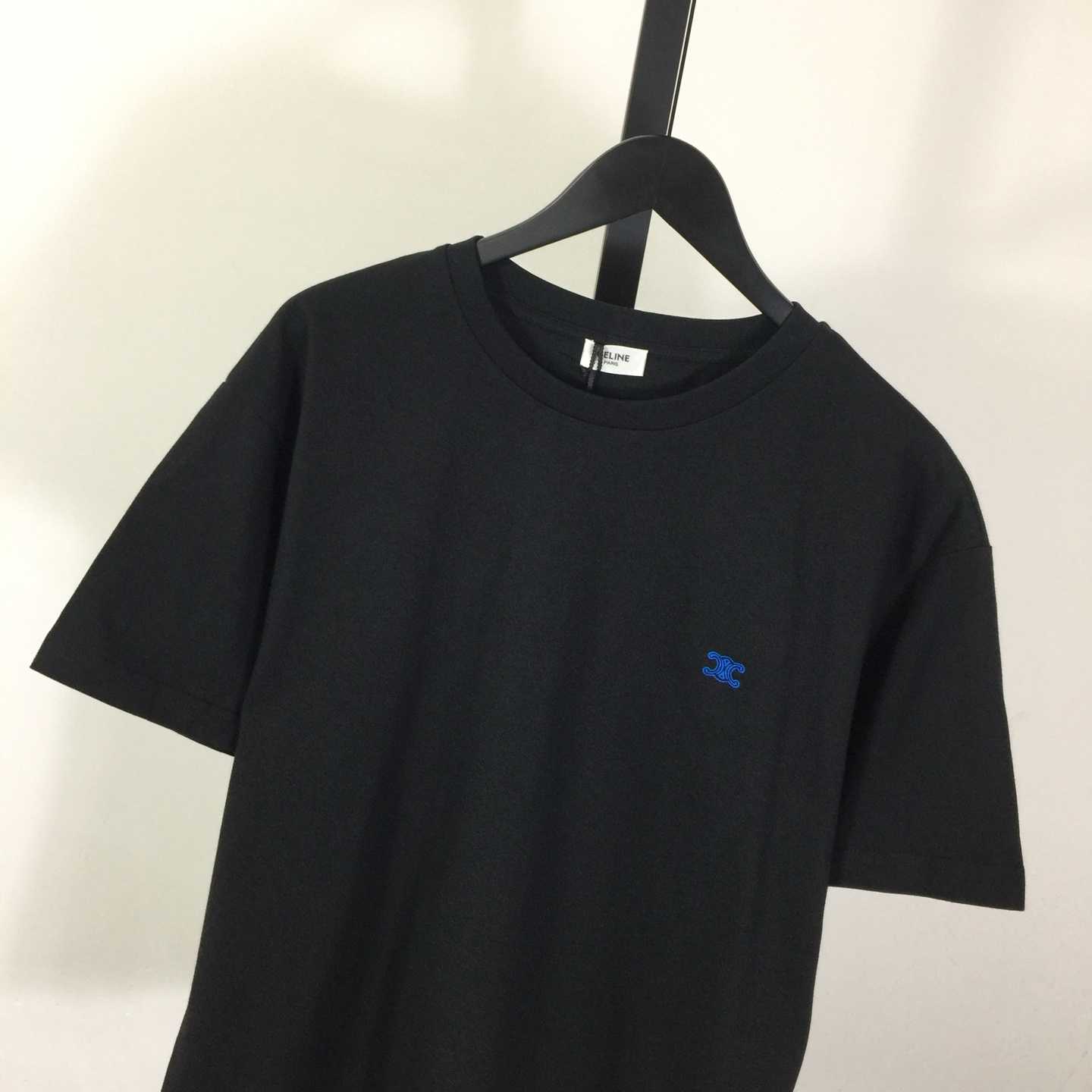 Celine Loose T-shirt In Cotton Jersey - DesignerGu