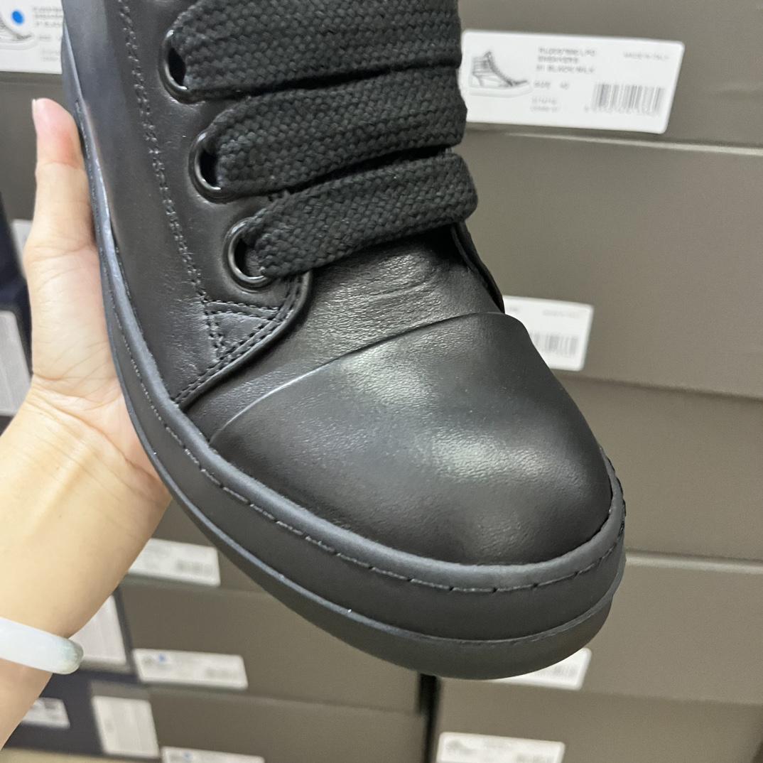 Rick Owens Lido Jumbo Laced Sneaker Low 'Black' - DesignerGu