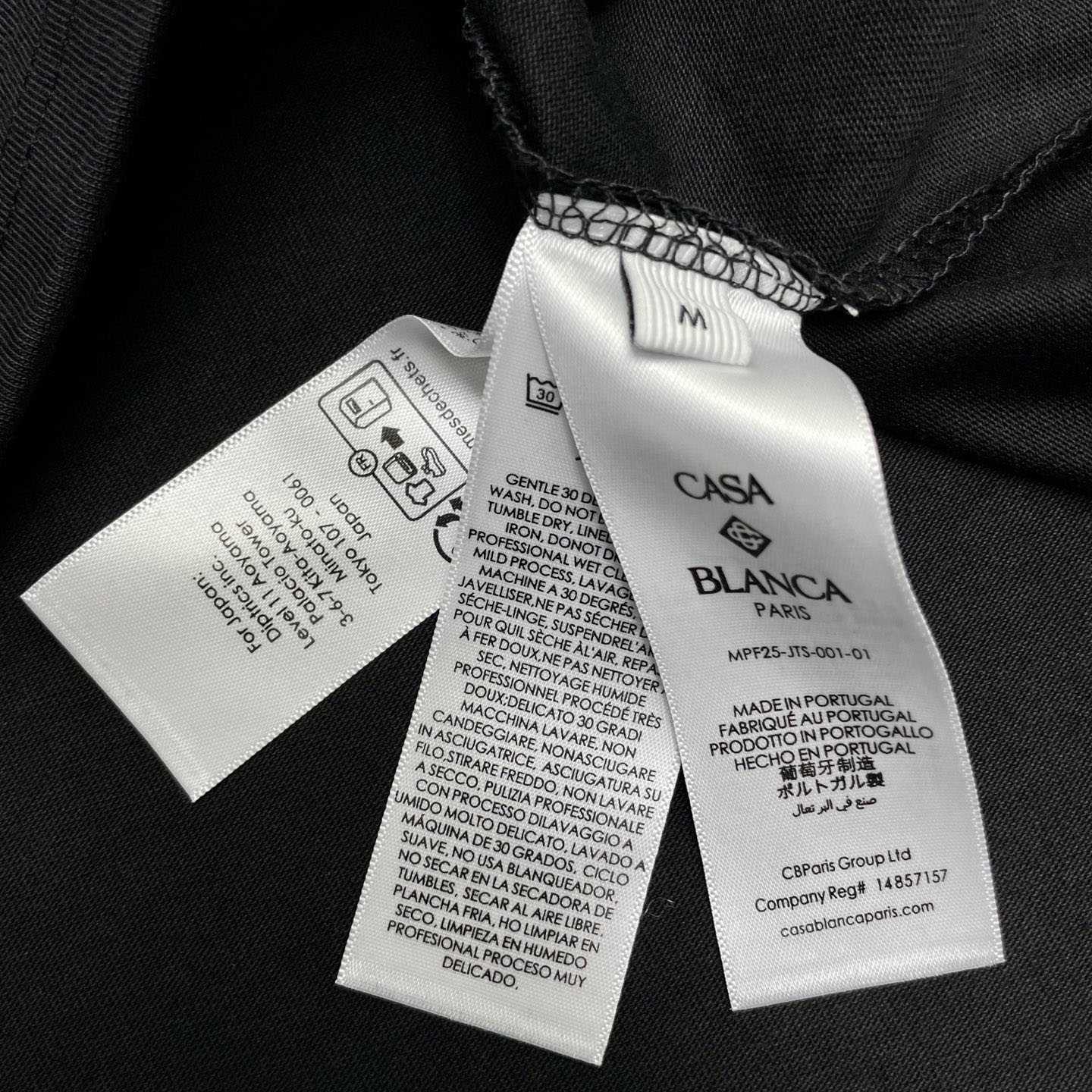 Casablanca Black Tennis Club Icon Short Sleeve T‑shirt C1123 - DesignerGu