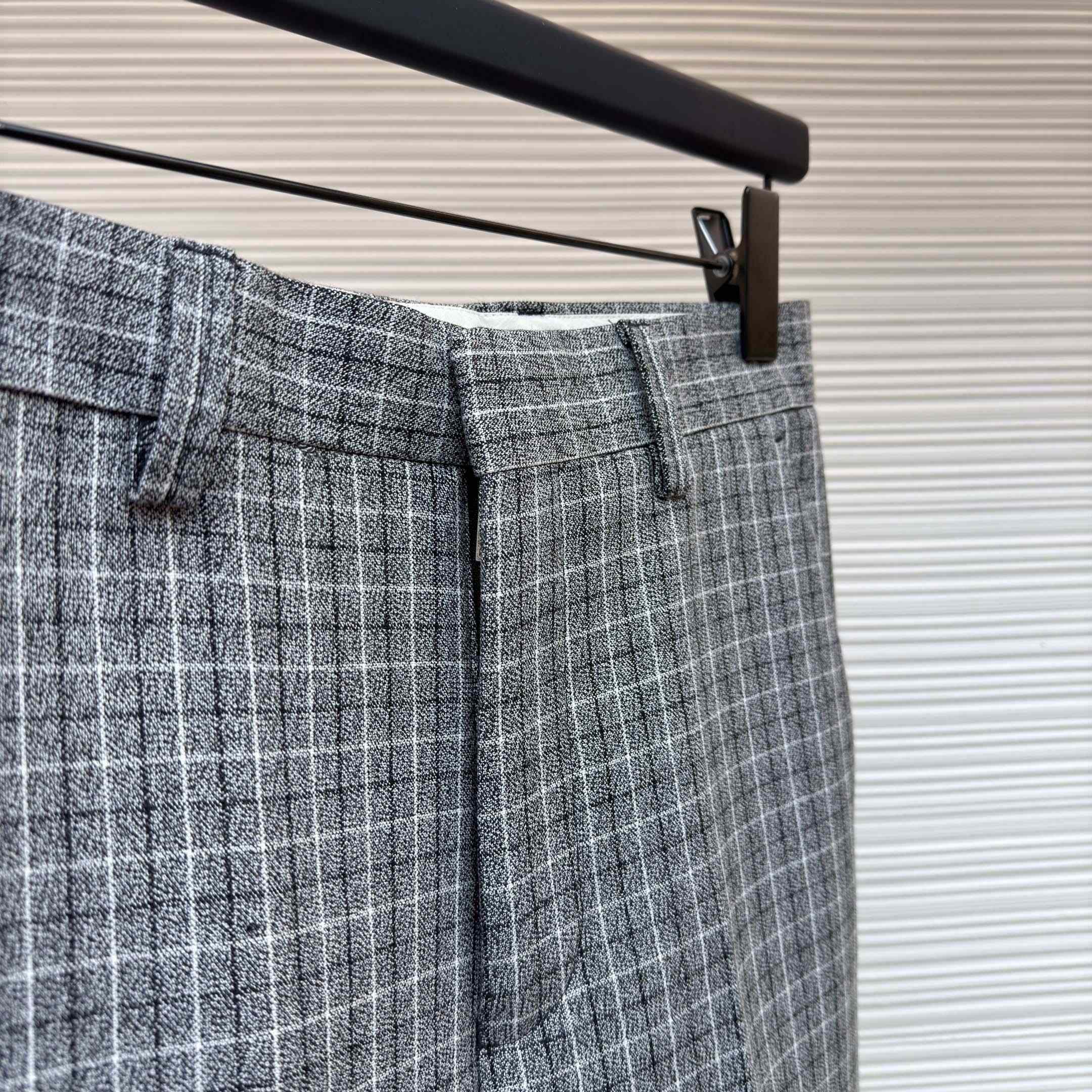 Acne Studios - Wool Check Trousers - DesignerGu