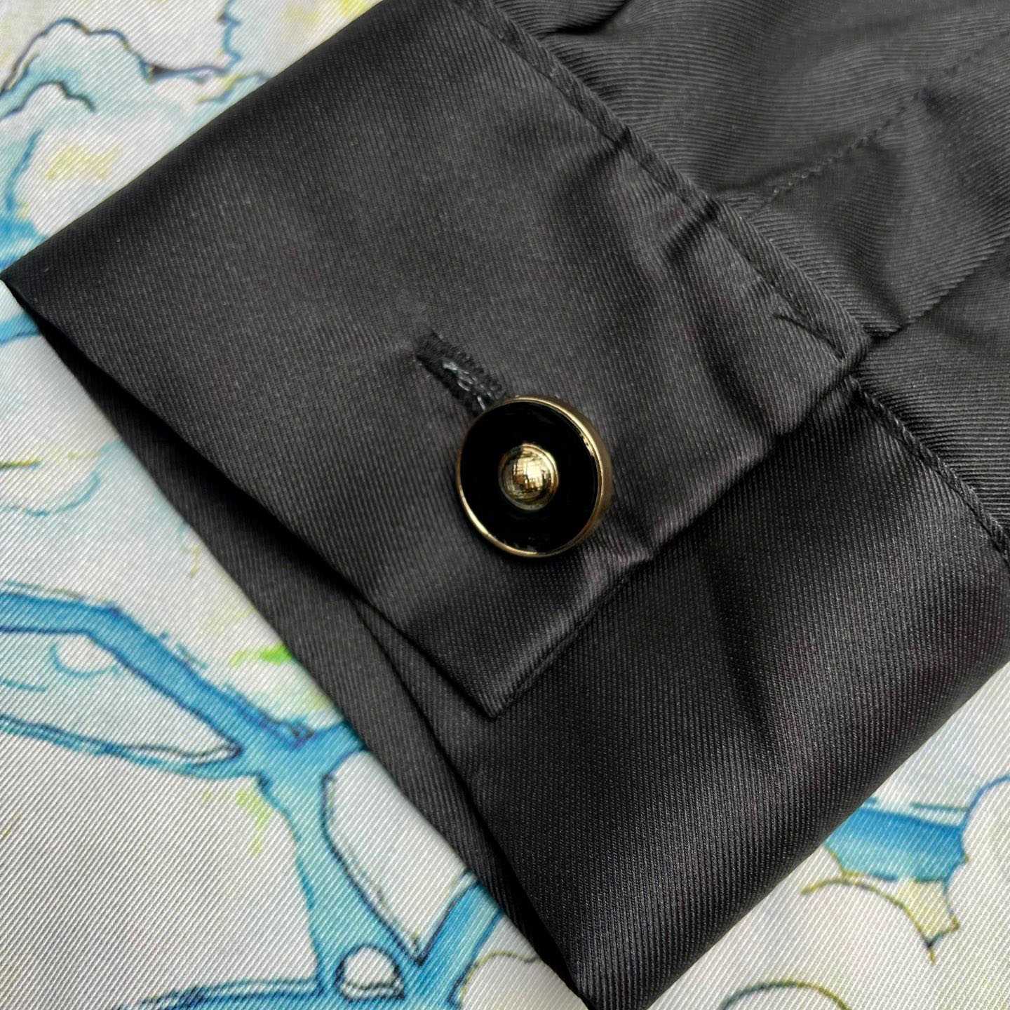 Casablanca Ski Lake Long Sleeve Silk Twill Shirt CA3569 - DesignerGu