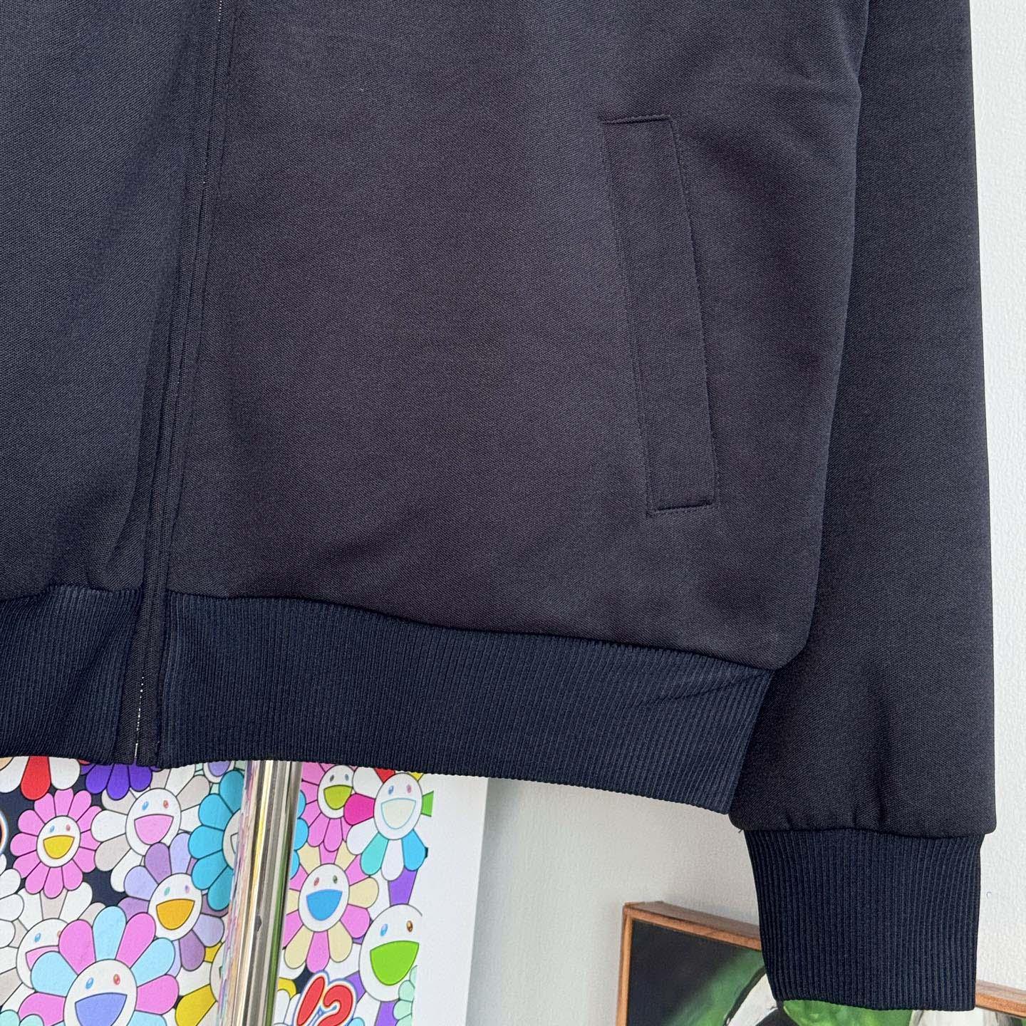 Gucci Technical Jersey Zip Jacket With Crystals - DesignerGu