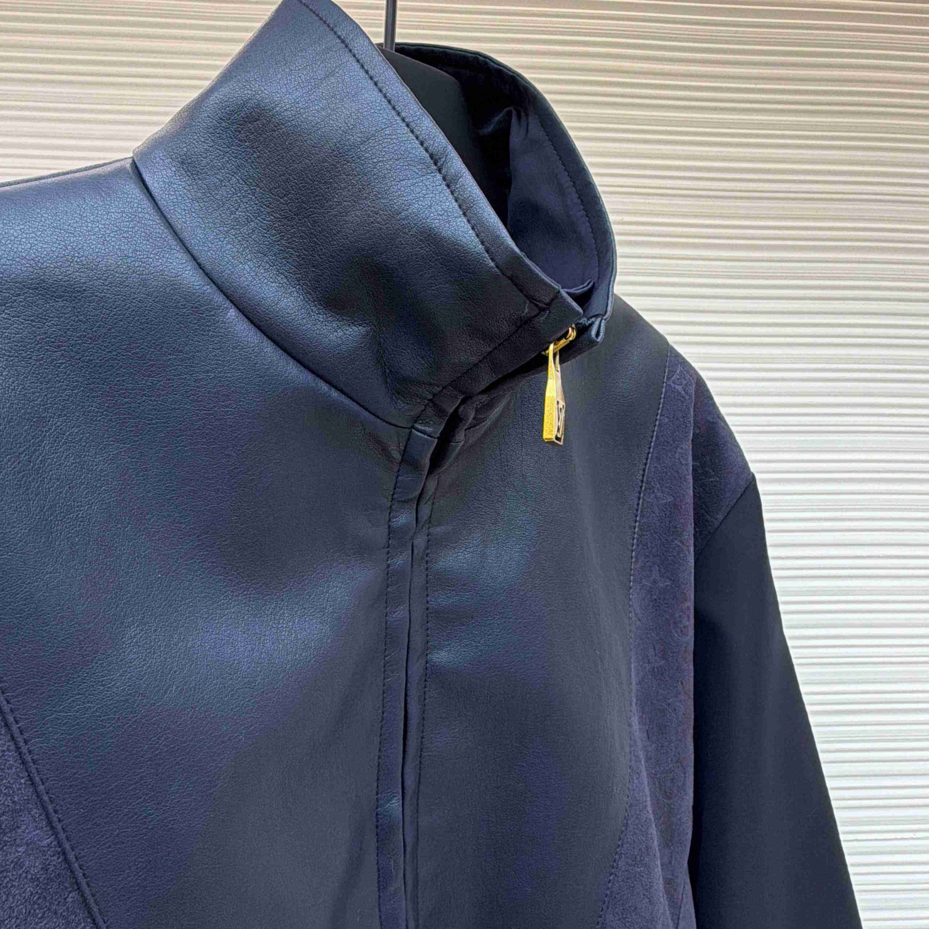 Louis Vuitton Leather Mix Track Top 1AJB73 - DesignerGu