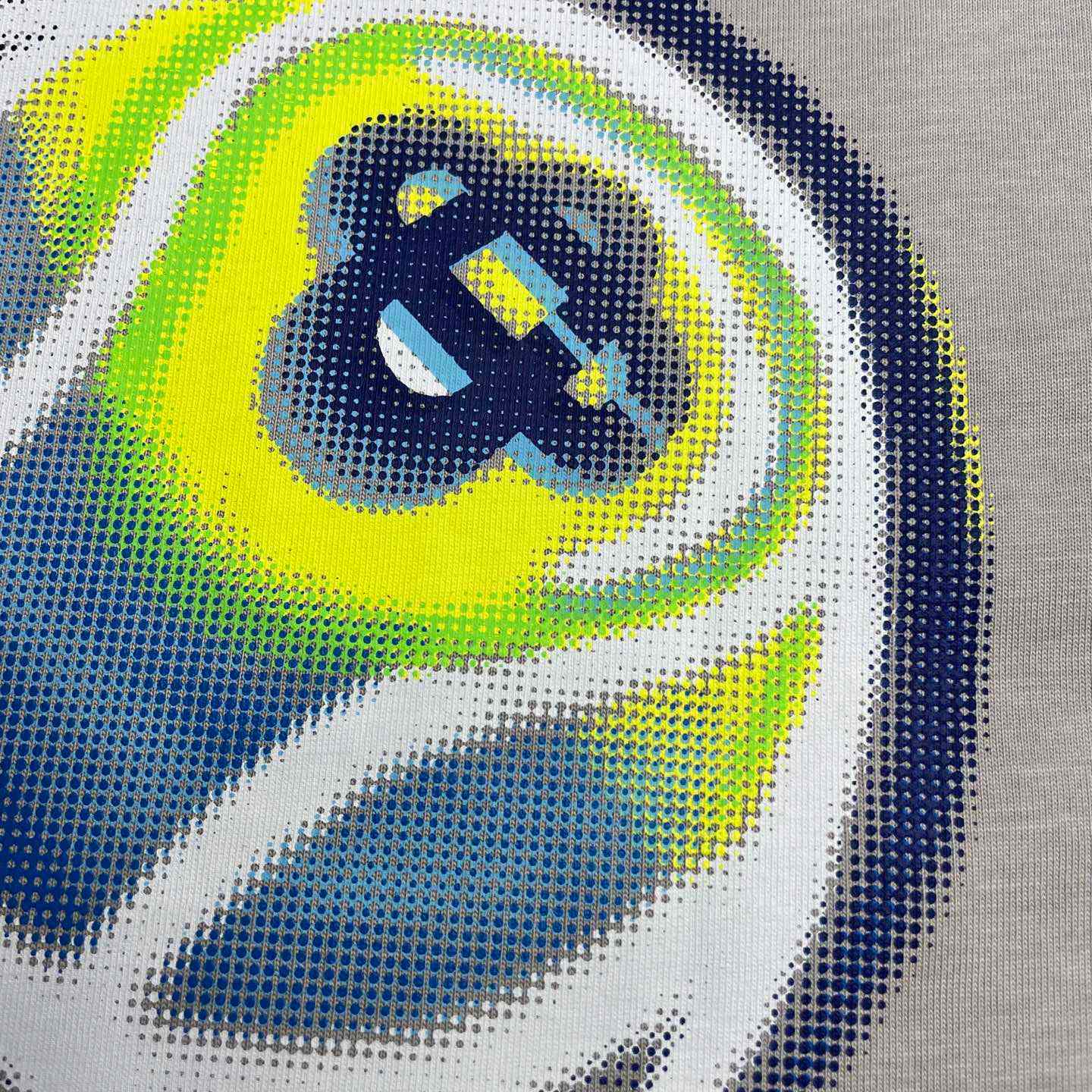 Casablanca FLAMING TENNIS BALL OVERSIZED SHORT SLEEVE T‑SHIRT C1115 - DesignerGu