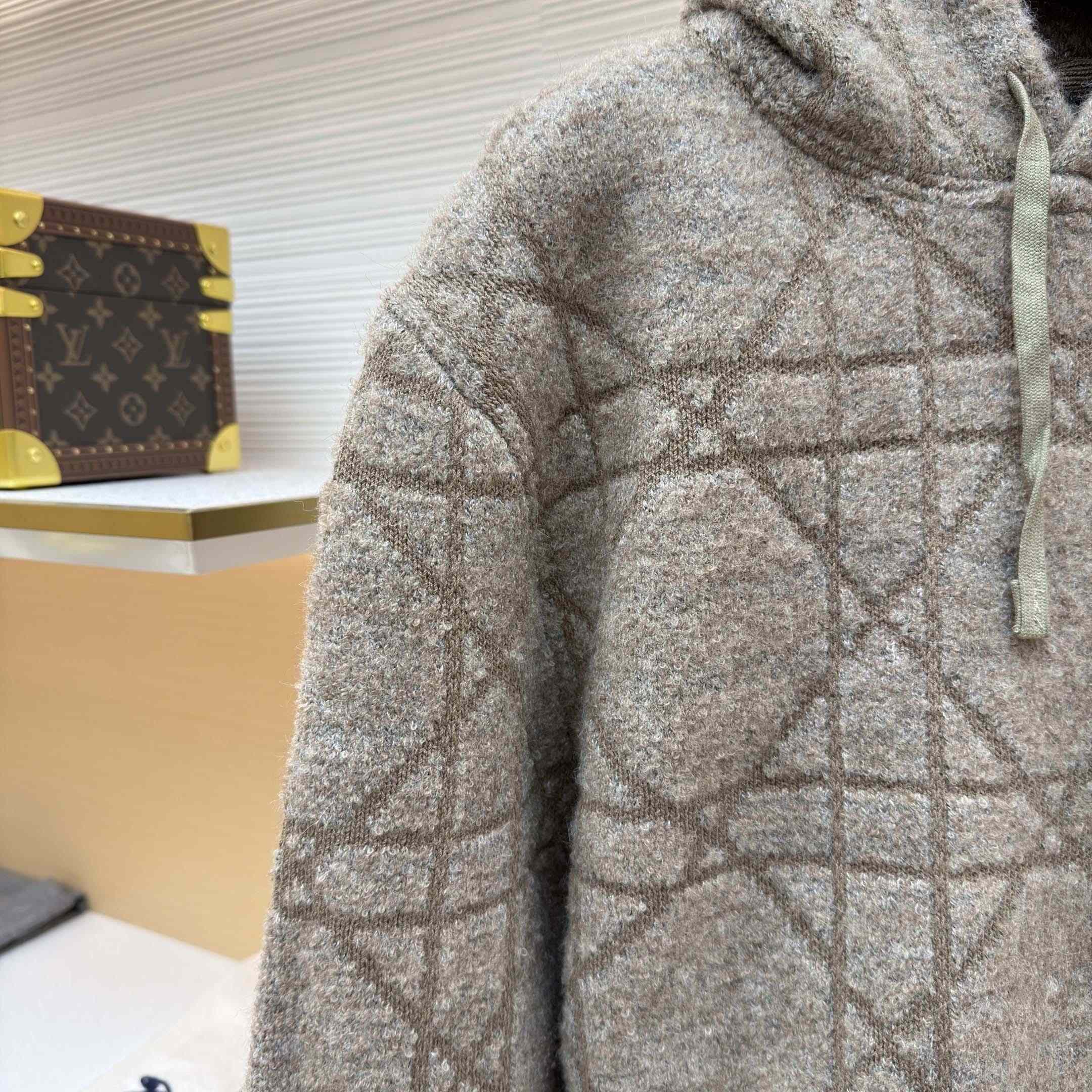 Dior Cannage Hooded Sweatshirt  - DesignerGu