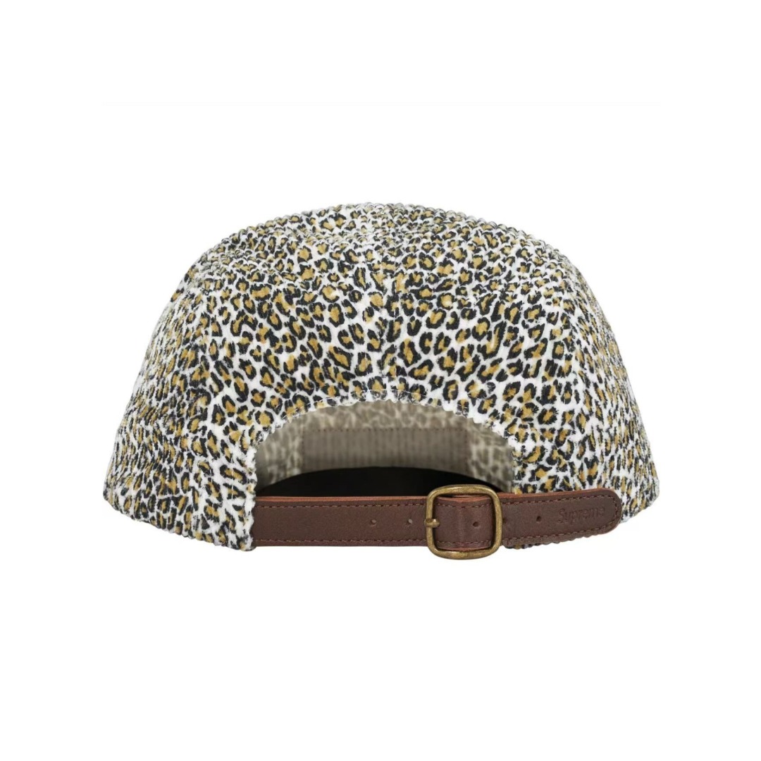 Supreme Corduroy Camp Cap 'Leopard' - DesignerGu