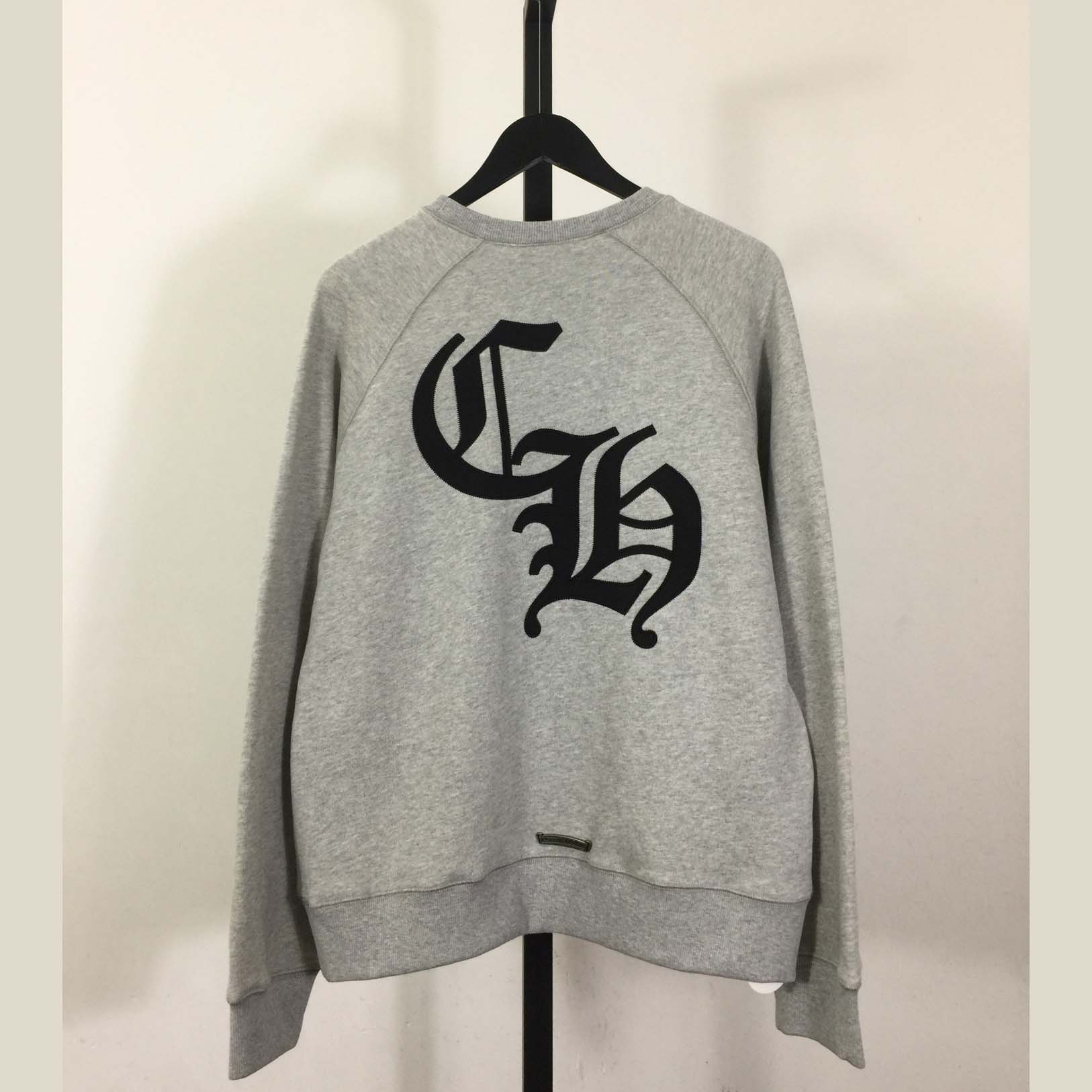 Chrome Hearts Cemetery Cross Crew-neck Sweatshirt - DesignerGu